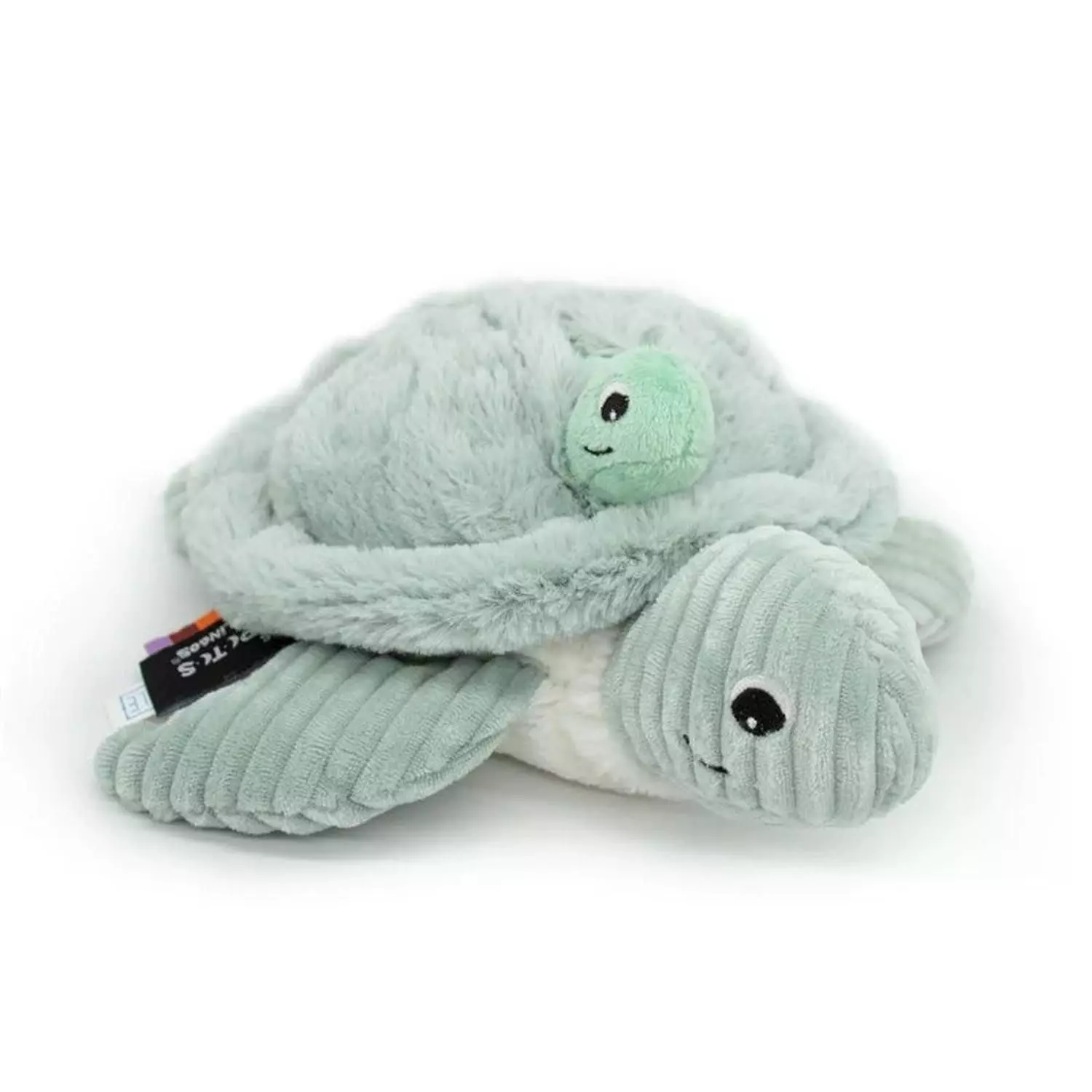 Peluche Tortuga Sauvenou Mamá y Bebé - Menta-2