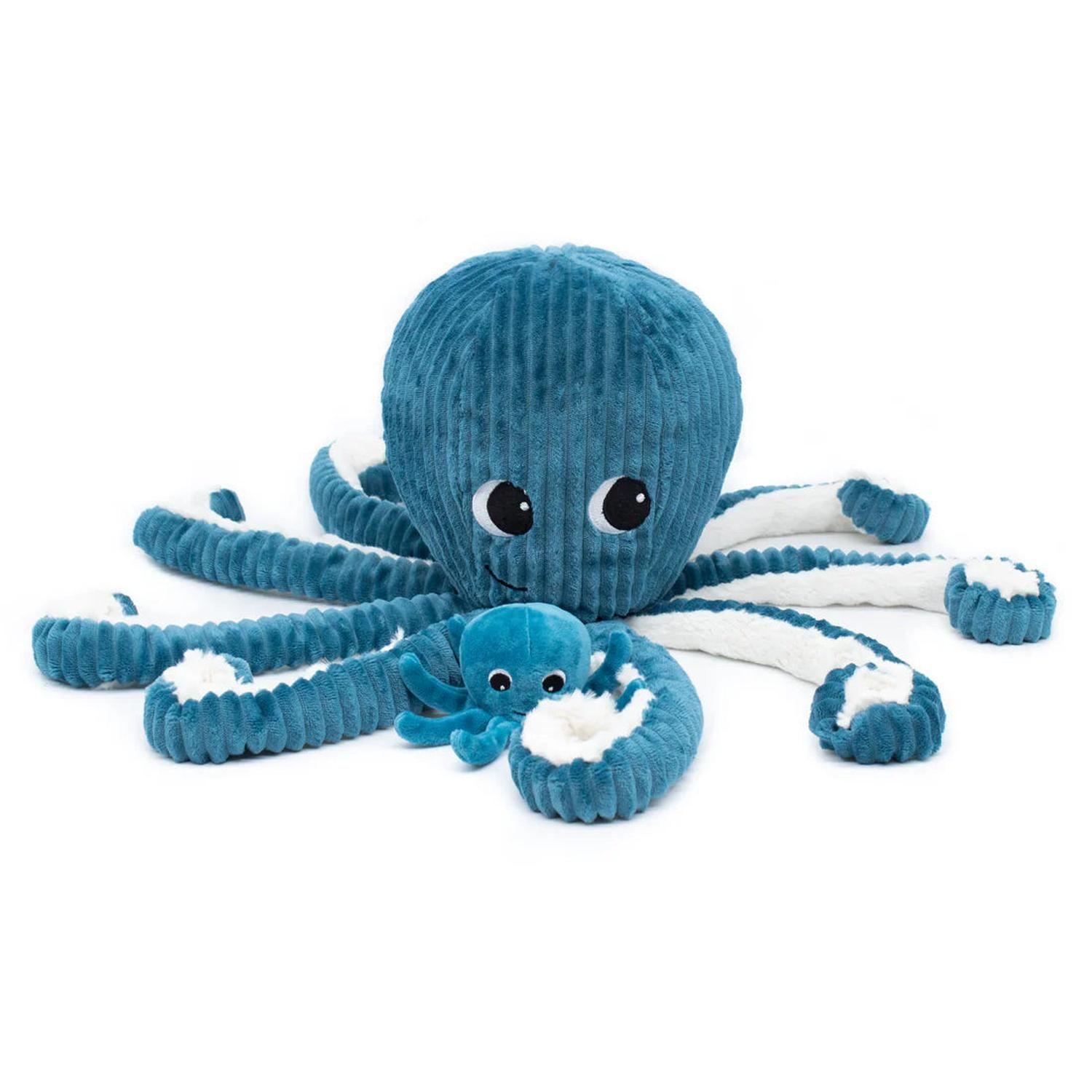 Peluche Pulpo Filou Mamá y Bebé - Azul-2