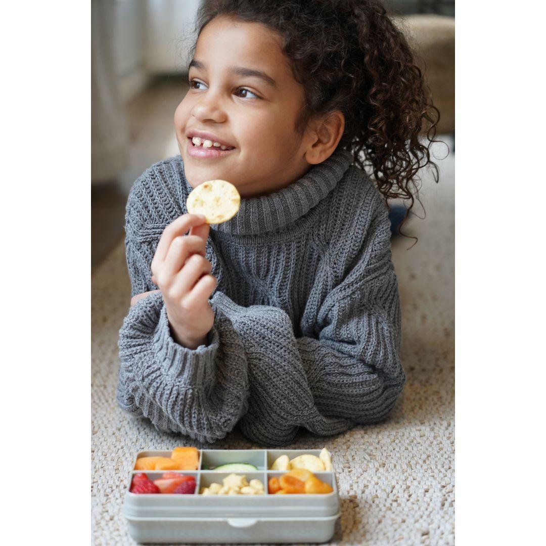 Caja Contenedora Mini Para Snacks Azul-6