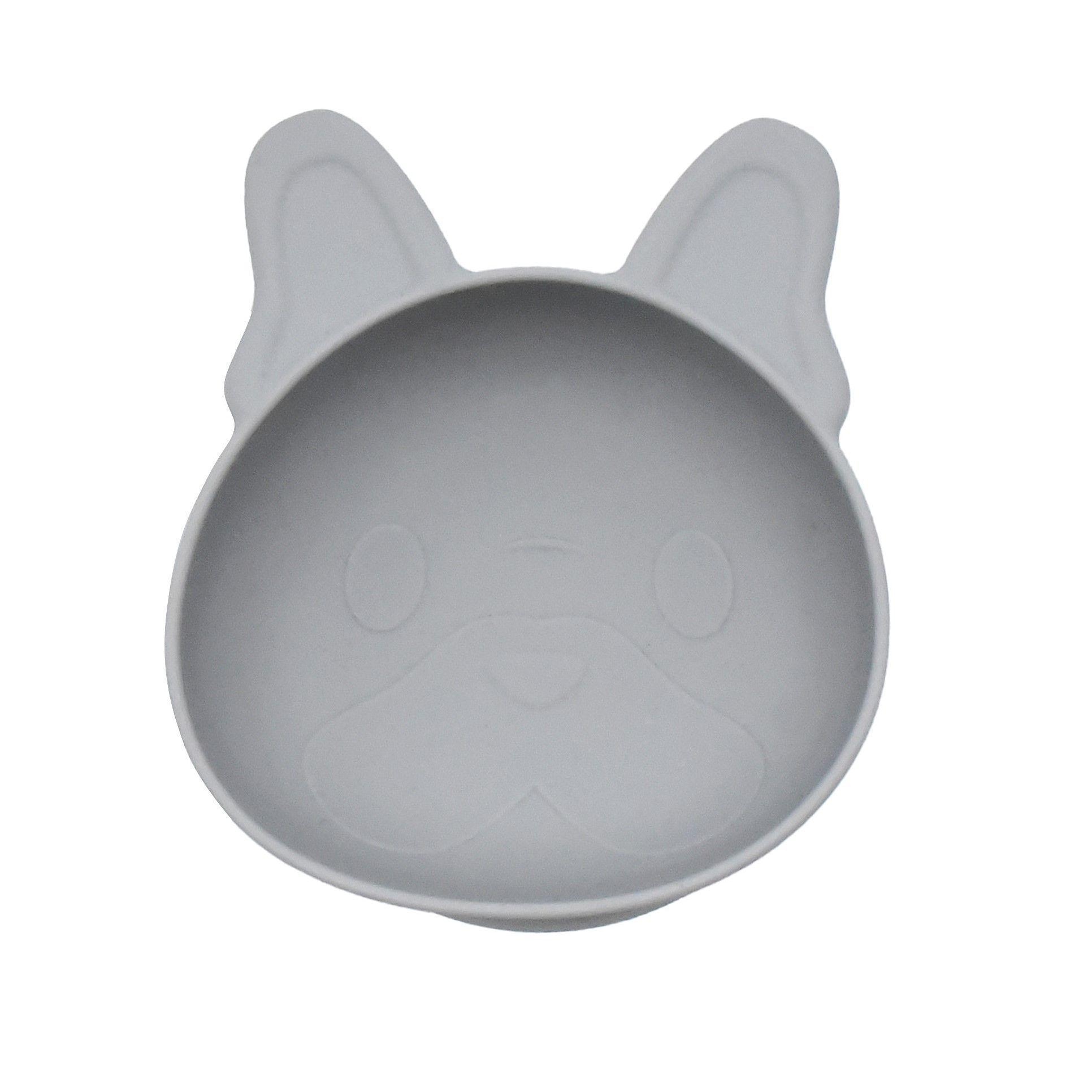 Pack De 2 Bowls De Silicona Con Succión Bulldog-2
