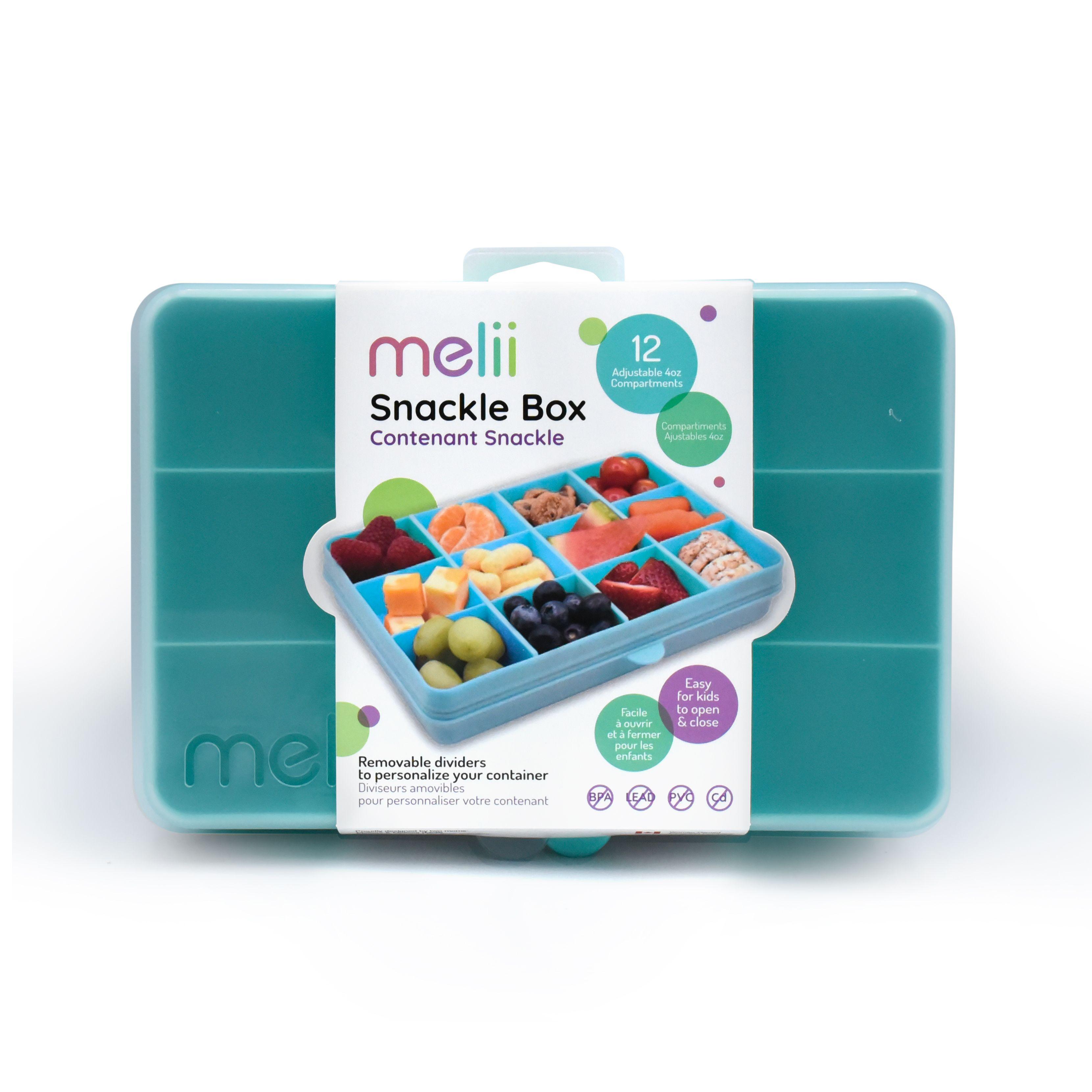 Caja Contenedora Para Snacks Azul-7