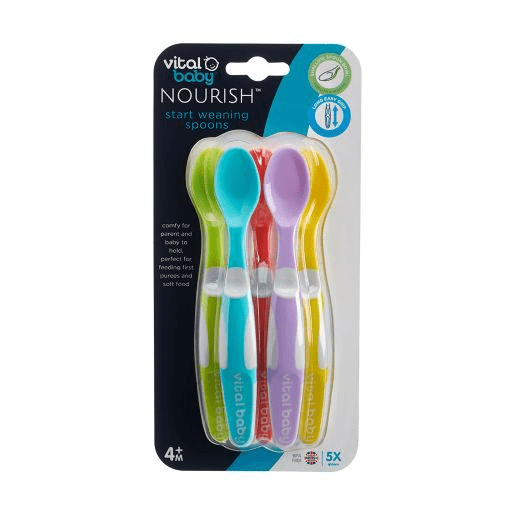 Pack de 5 cucharas de destete punta suave-2