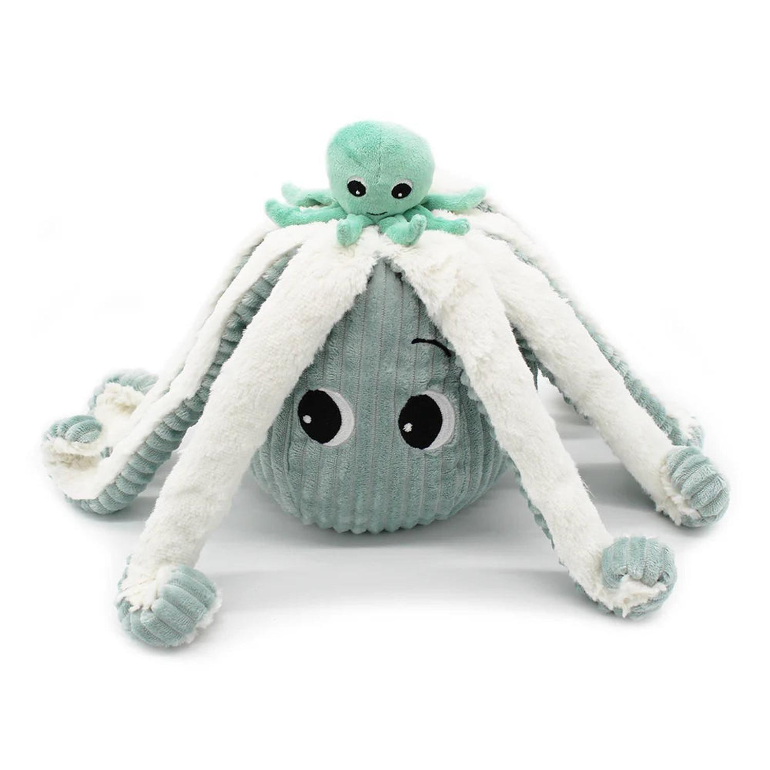 Peluche Pulpo Filou Mamá y Bebé - Menta-2