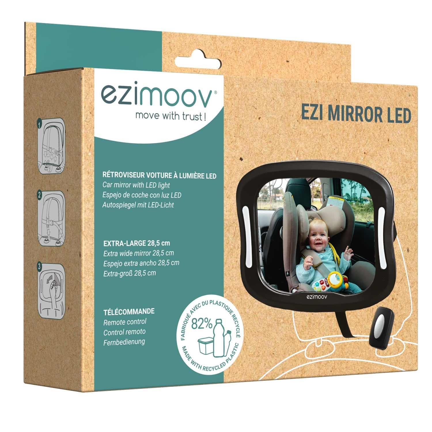 Espejo con Luz LED de Bebé para Auto-4