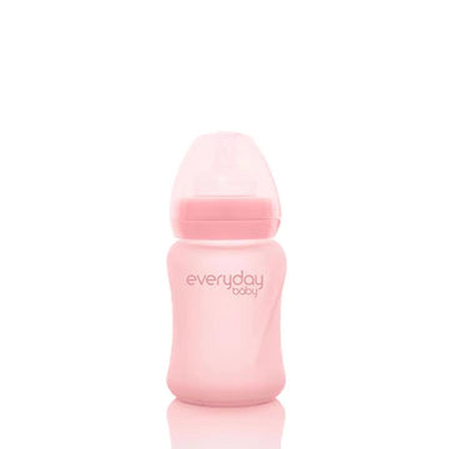 Mamadera de vidrio Healthy 150 ml - Rosado-0