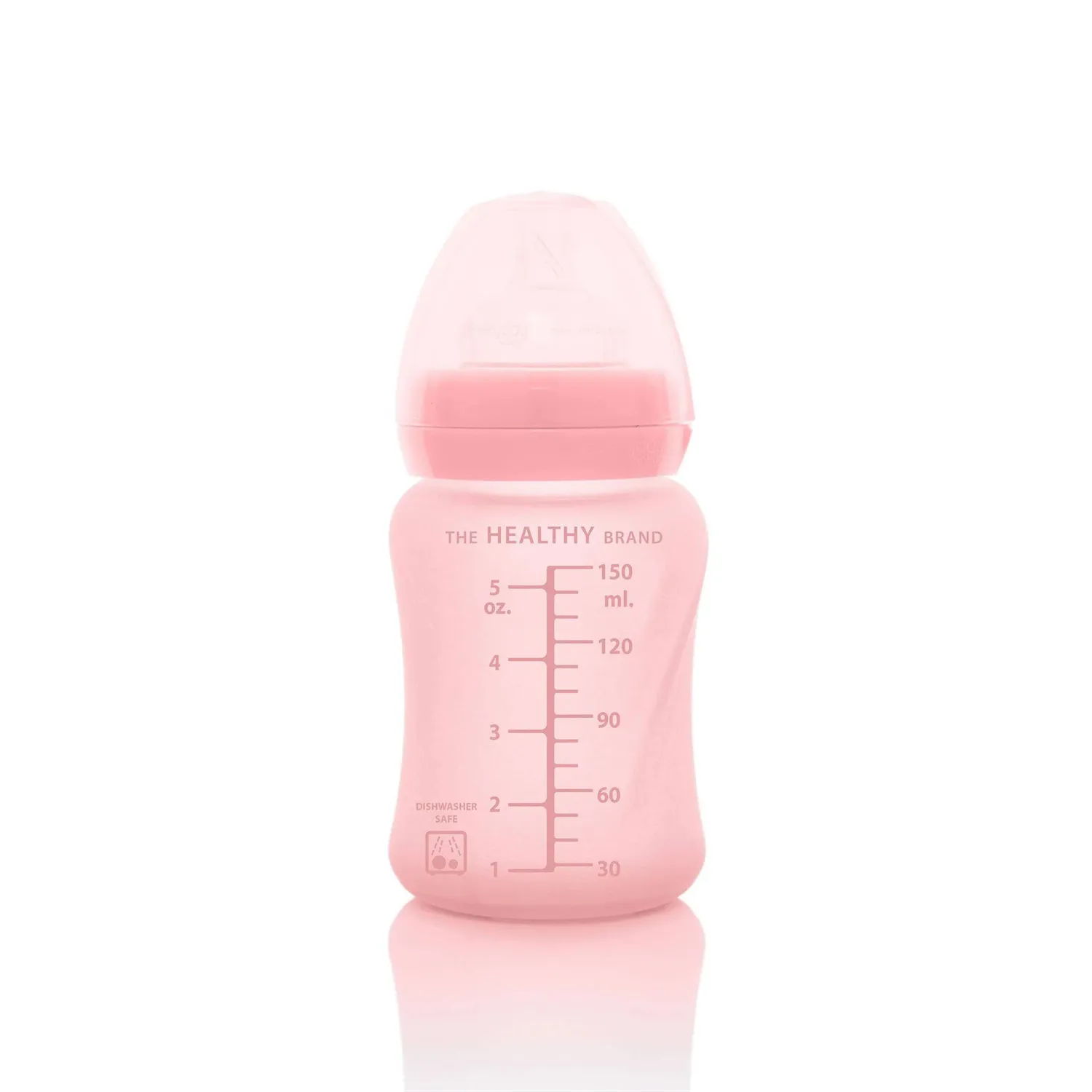 Mamadera de vidrio Healthy 150 ml - Rosado-1