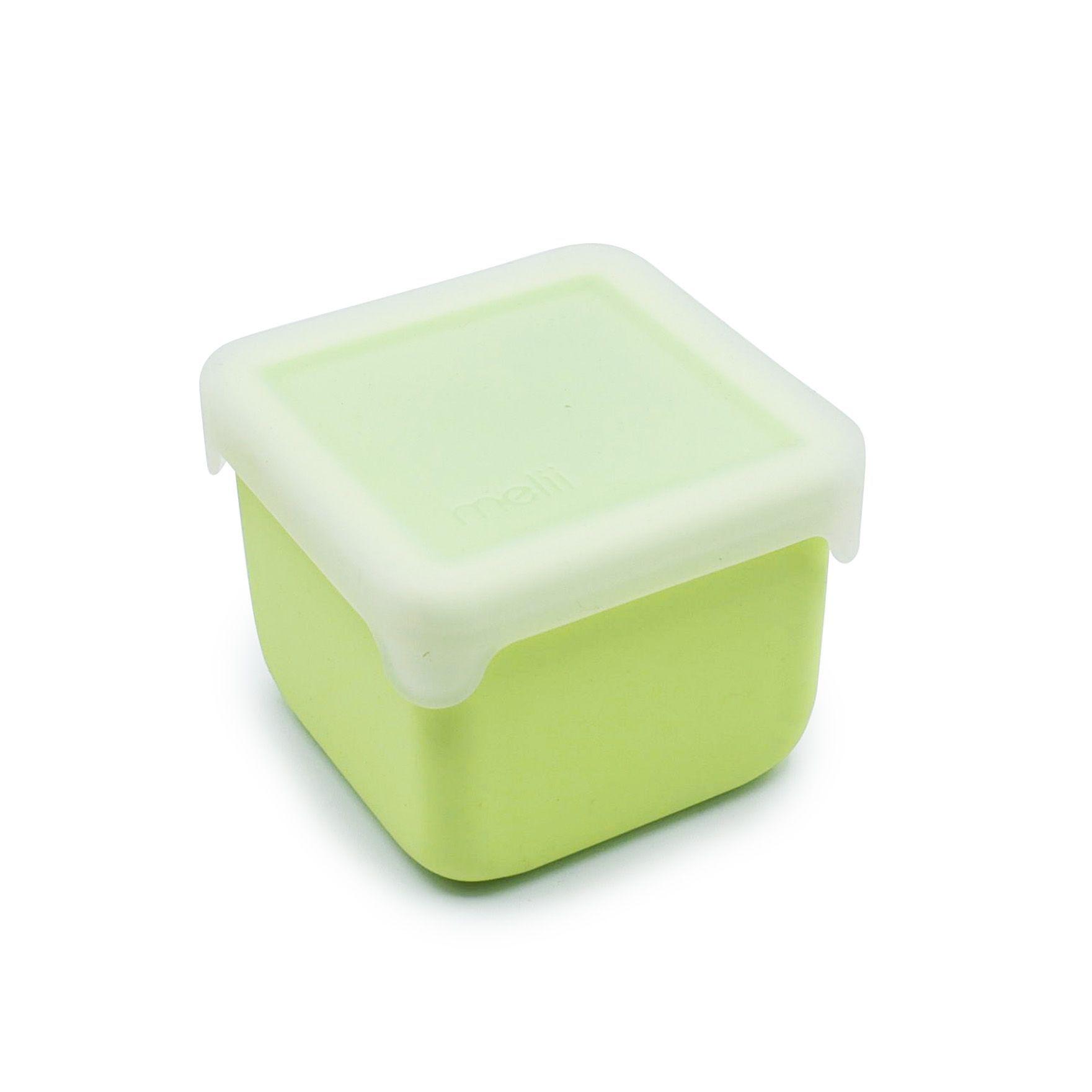 Pack De 2 Contenedores De Silicona Verde Y Turquesa-3