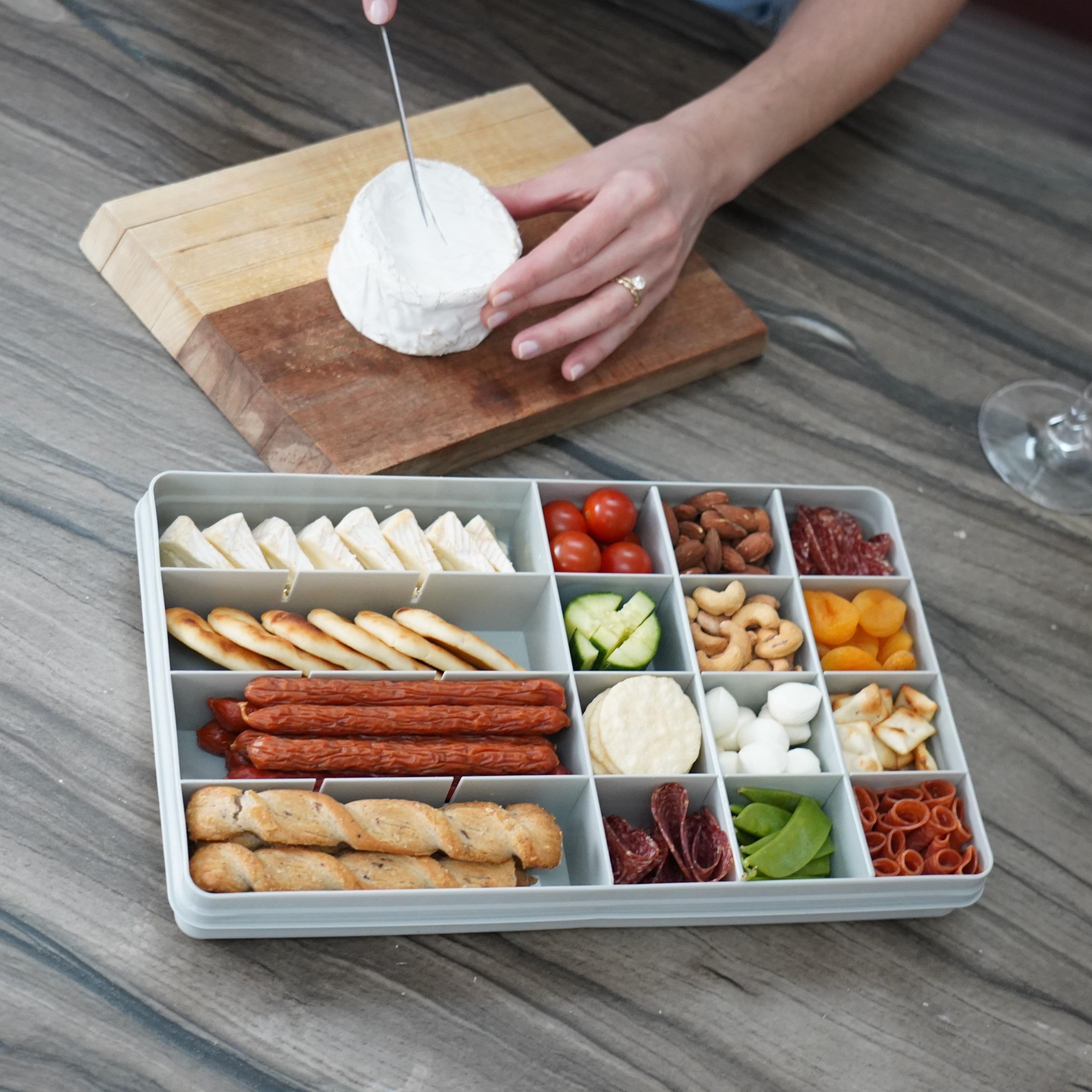 Caja Contenedora XL Para Snacks Azul-2