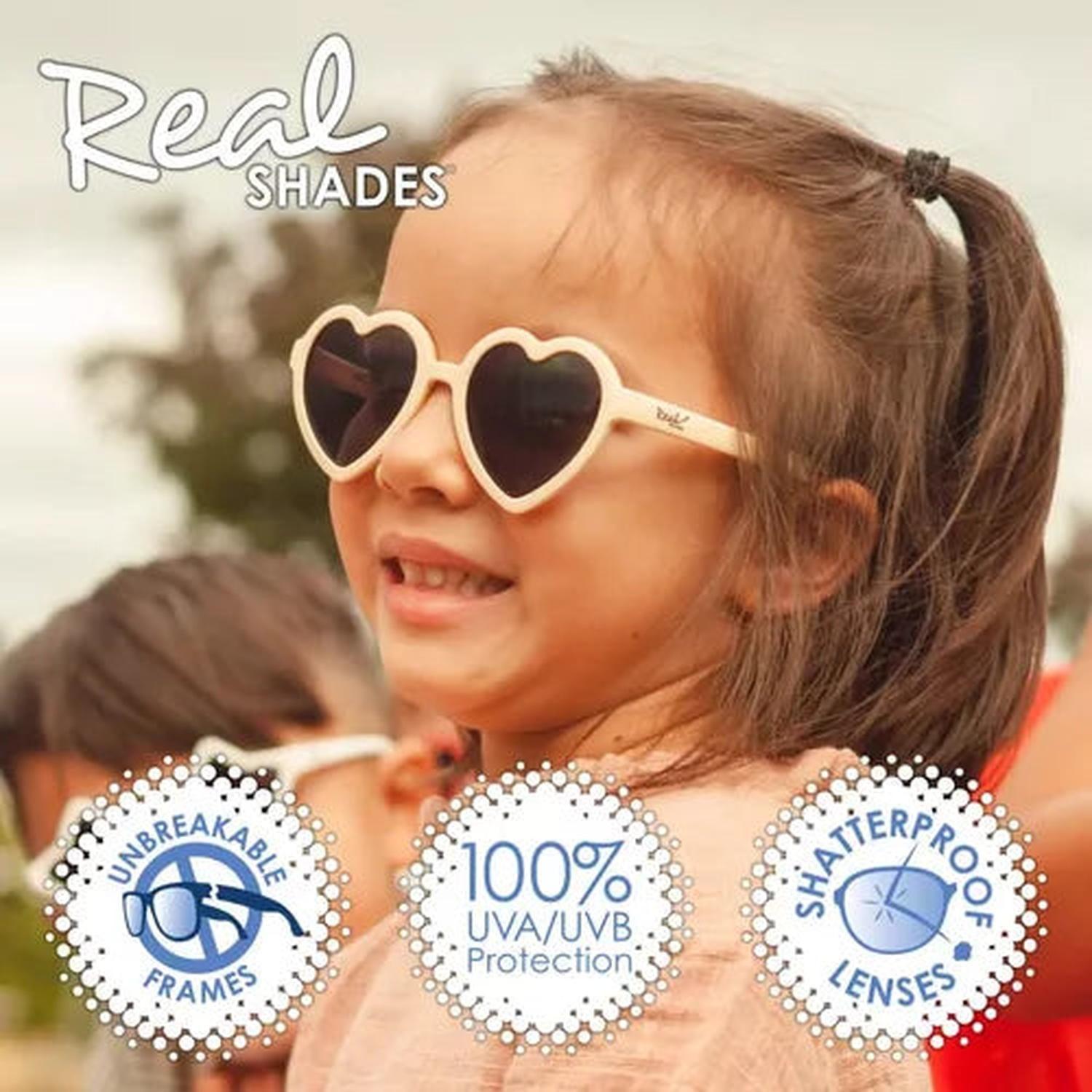 Lentes de sol Corazones talla 4+ - Rosado-3