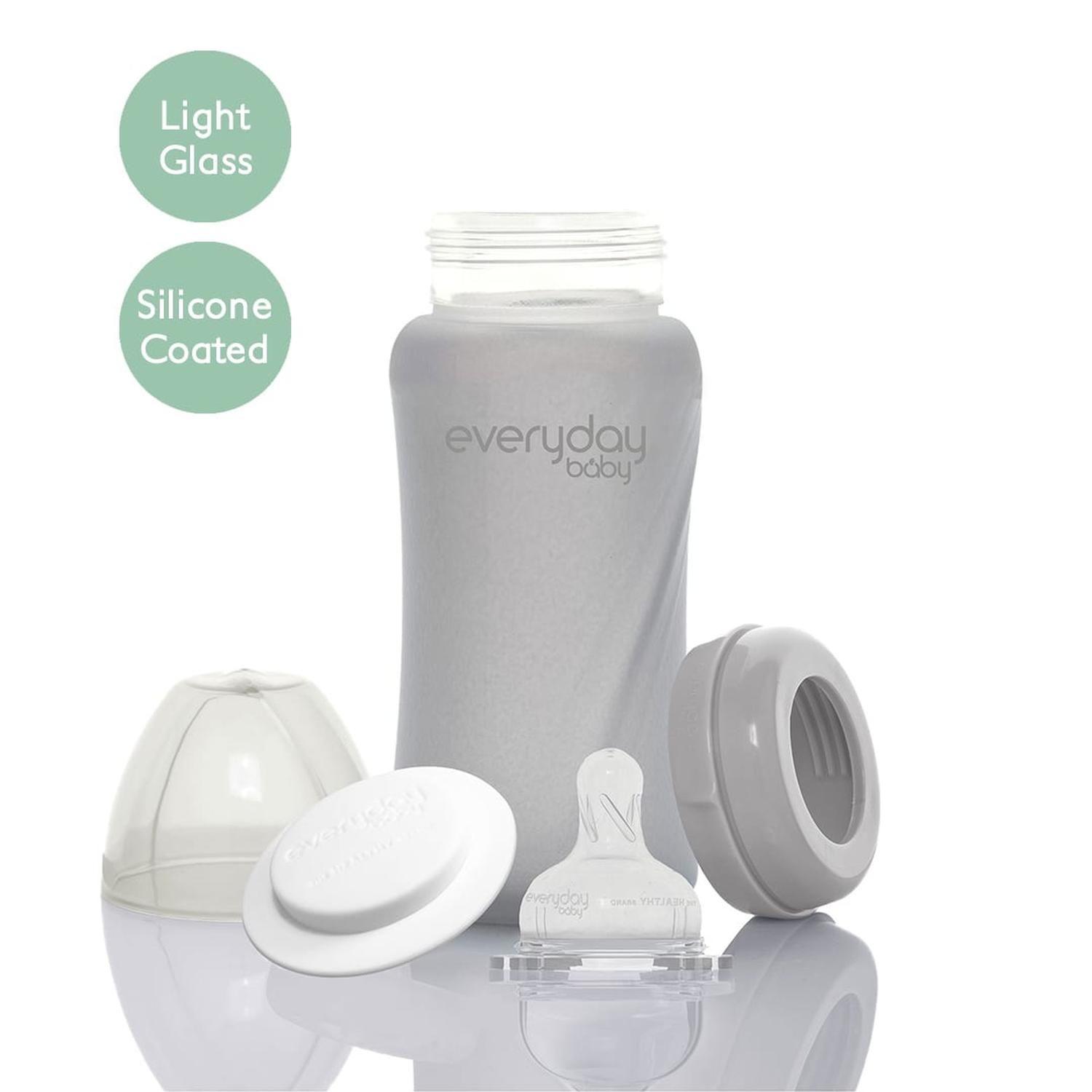 Mamadera de vidrio Healthy 150 ml - Gris-0