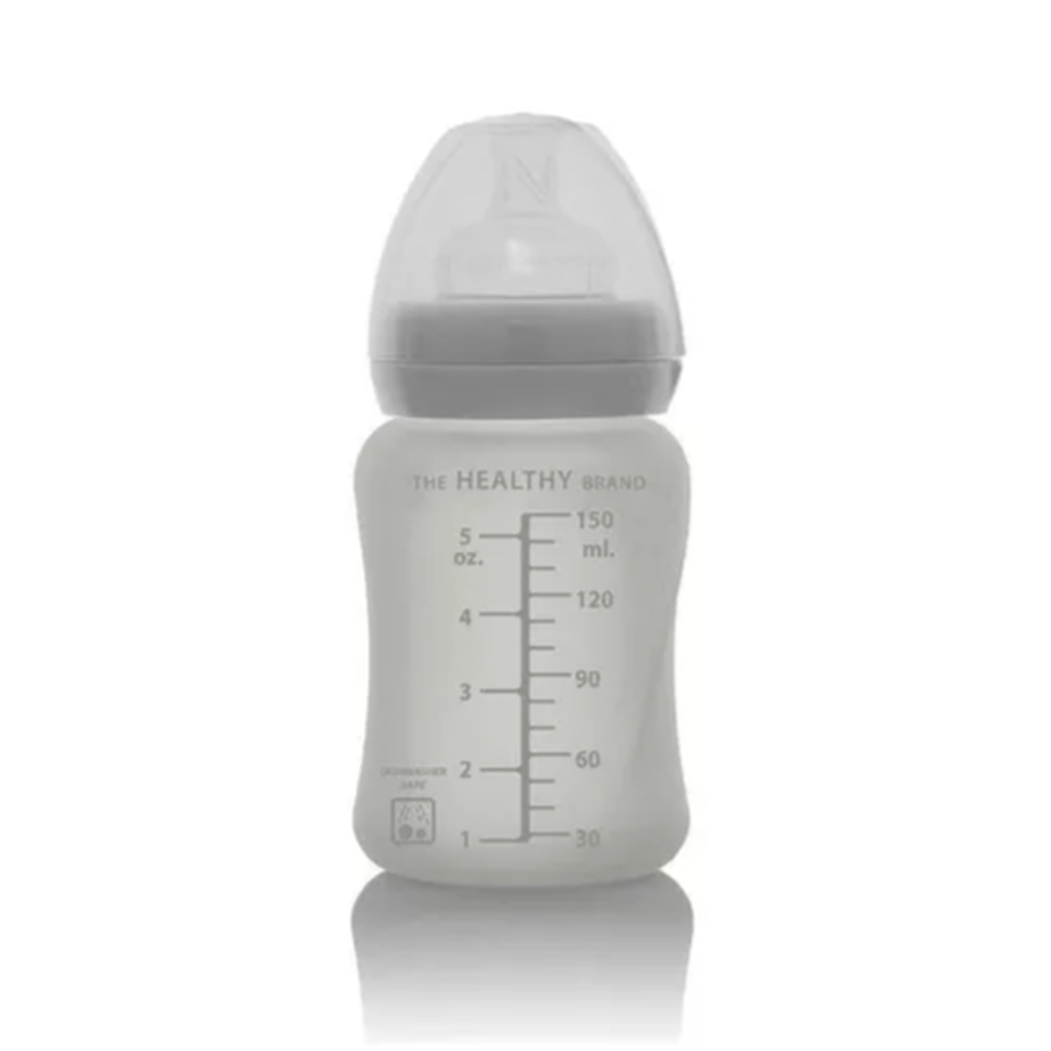 Mamadera de vidrio Healthy 150 ml - Gris-3