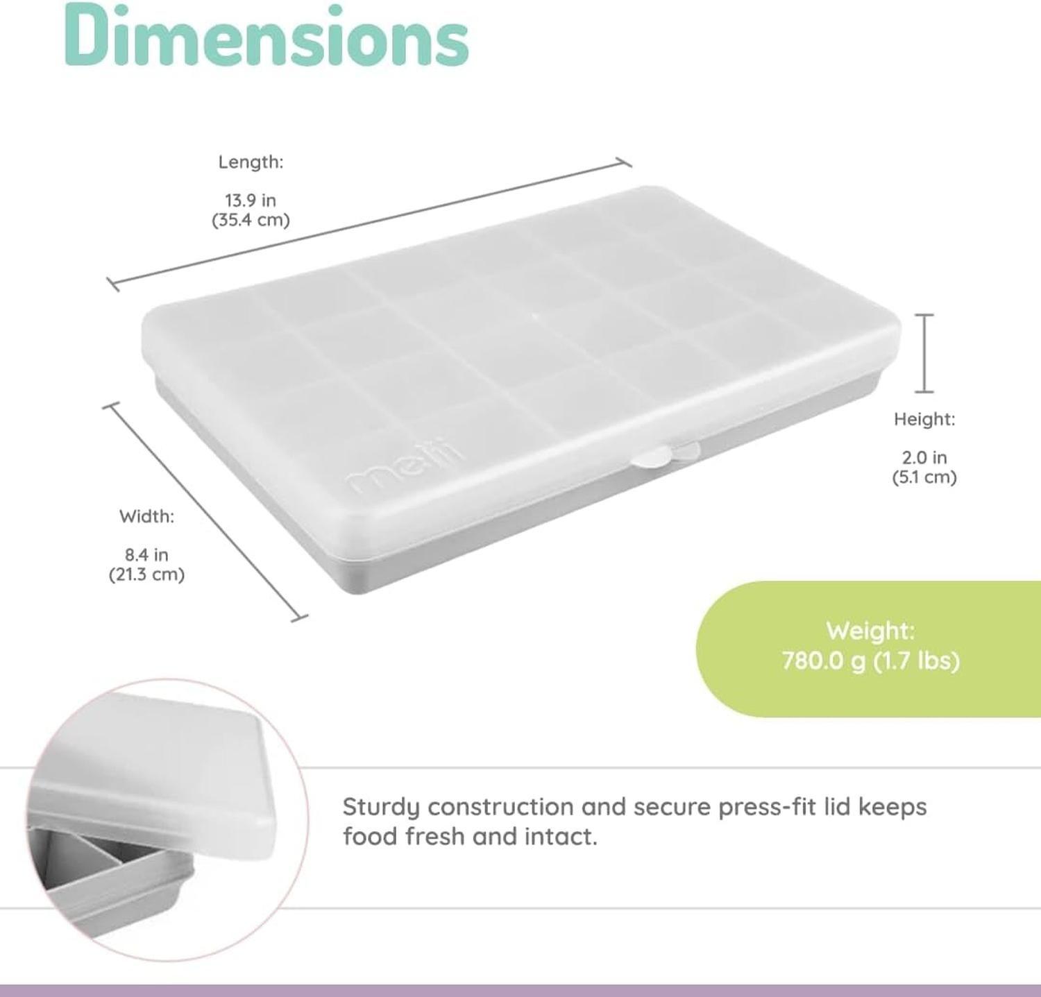 Caja contenedora XL para snacks - Gris-1