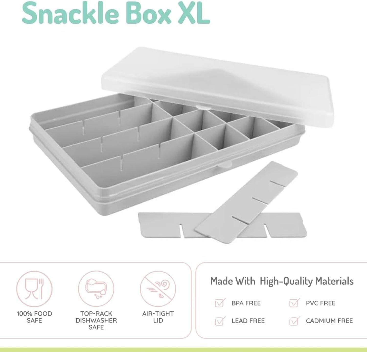 Caja contenedora XL para snacks - Gris-2