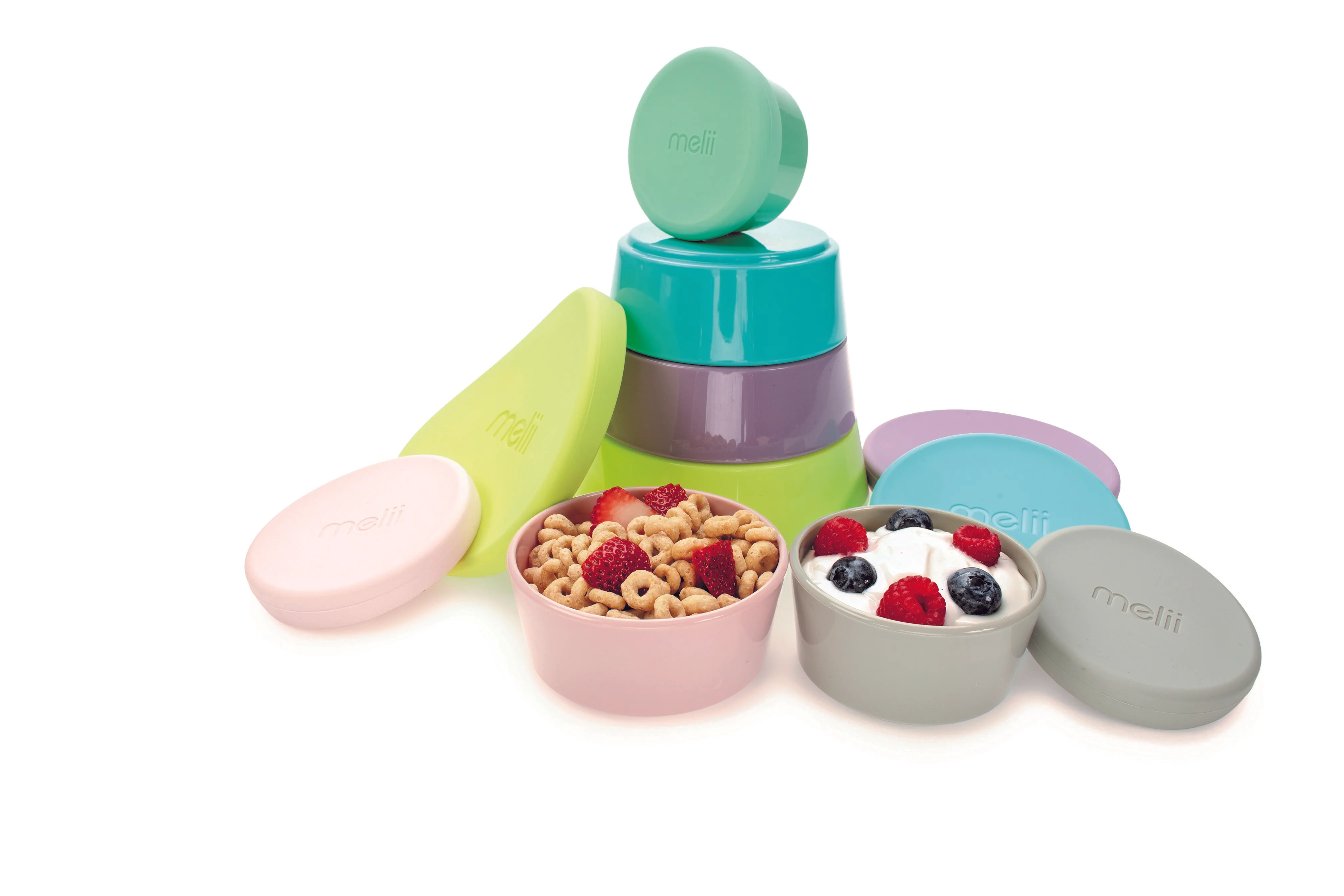 Pack De 6 Contenedores Con Tapa De Silicona-2