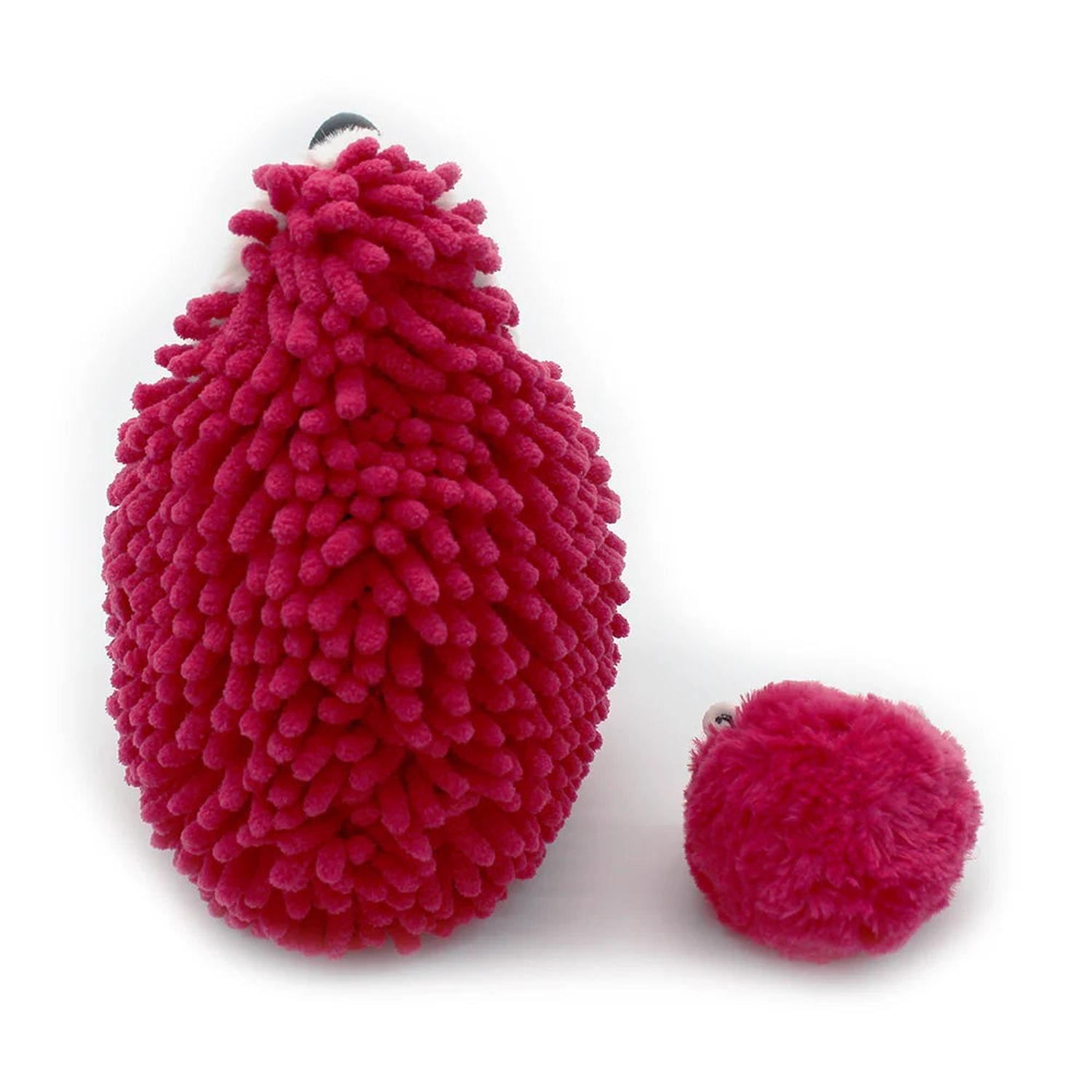 Peluche Erizo Piktou Mamá y Bebé - Fucsia-3