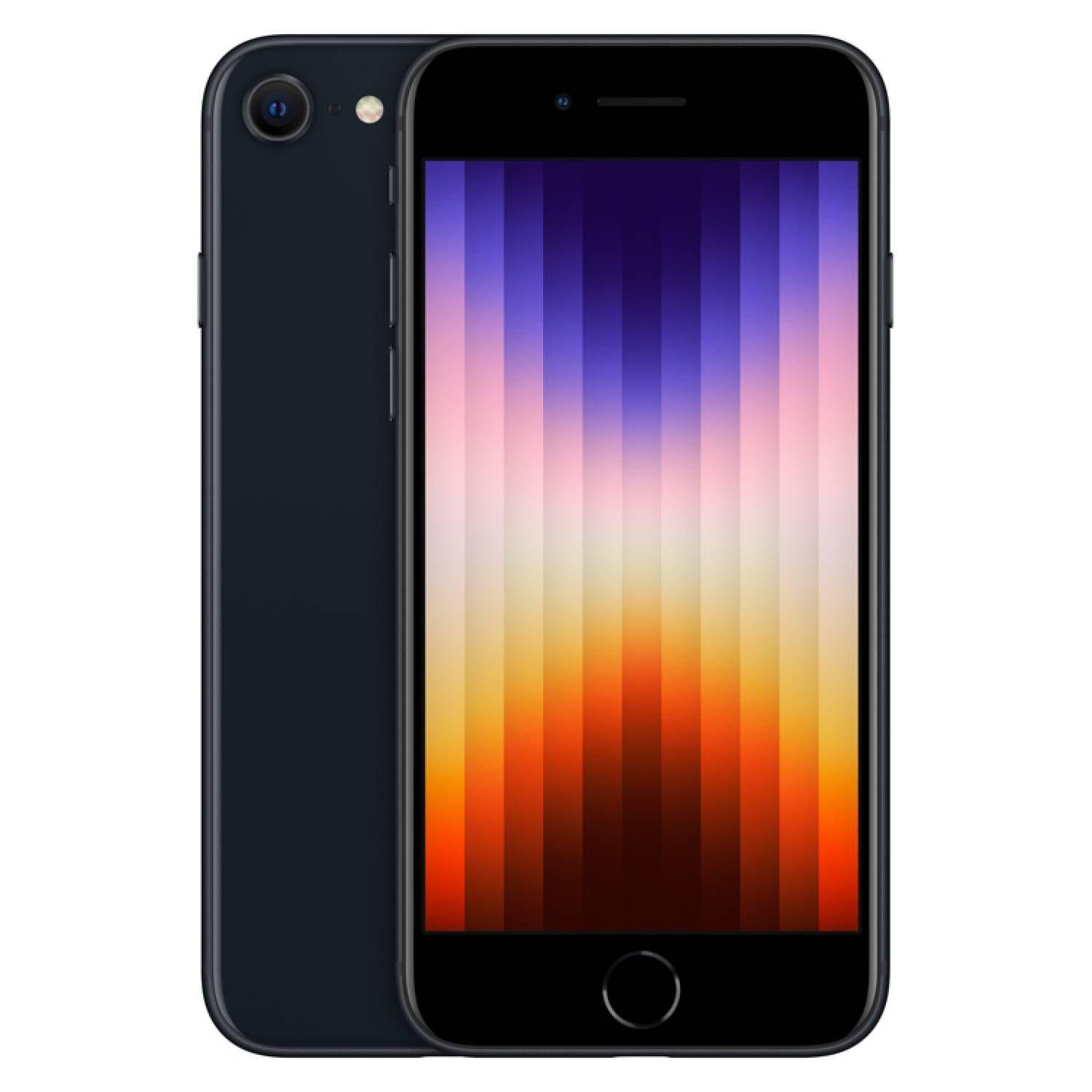 iPhone SE 2022 5G 128GB - Negro - Reacondicionado-0