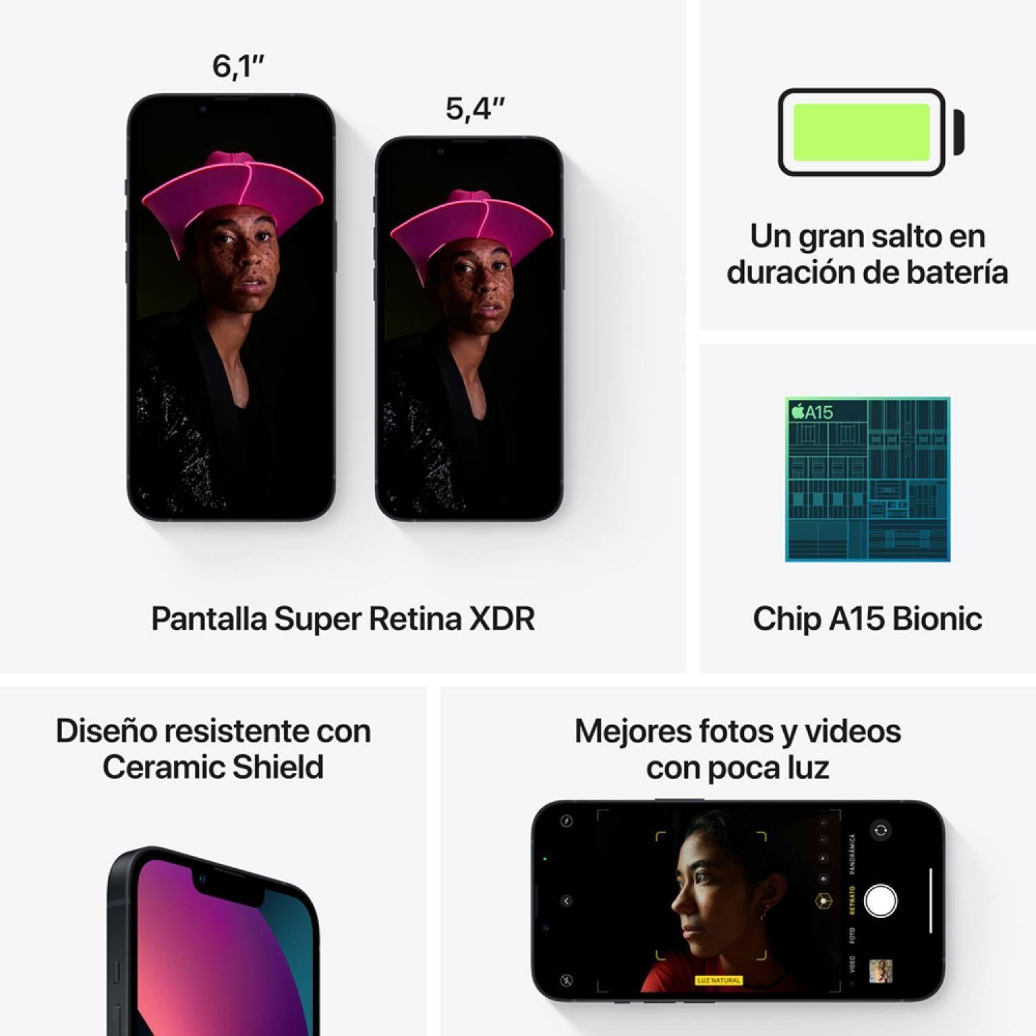 iPhone 13 128GB - Negro - Reacondicionado-5
