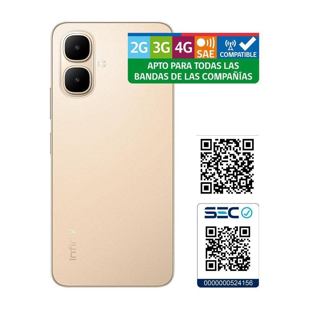 Infinix Smart 10 128GB - Gold - Reacondicionado-5