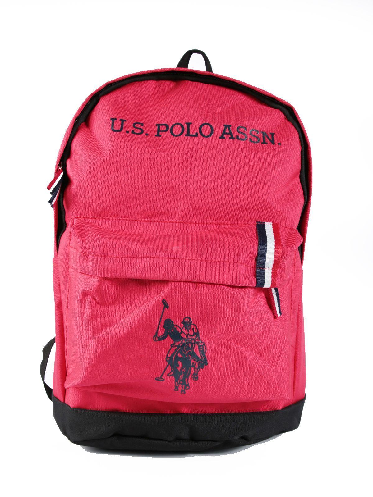 Mochila Roja US Polo Assn Porta Laptop.-0
