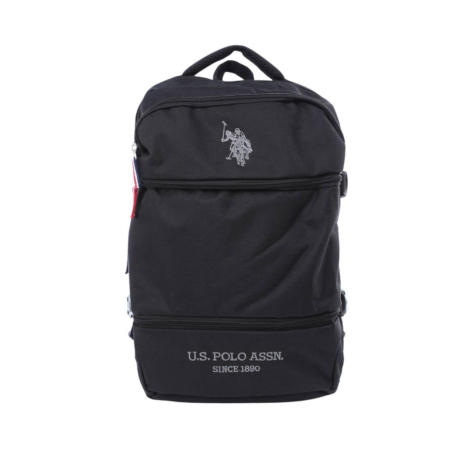 Mochila Negra US Polo Assn Multifuncional-0