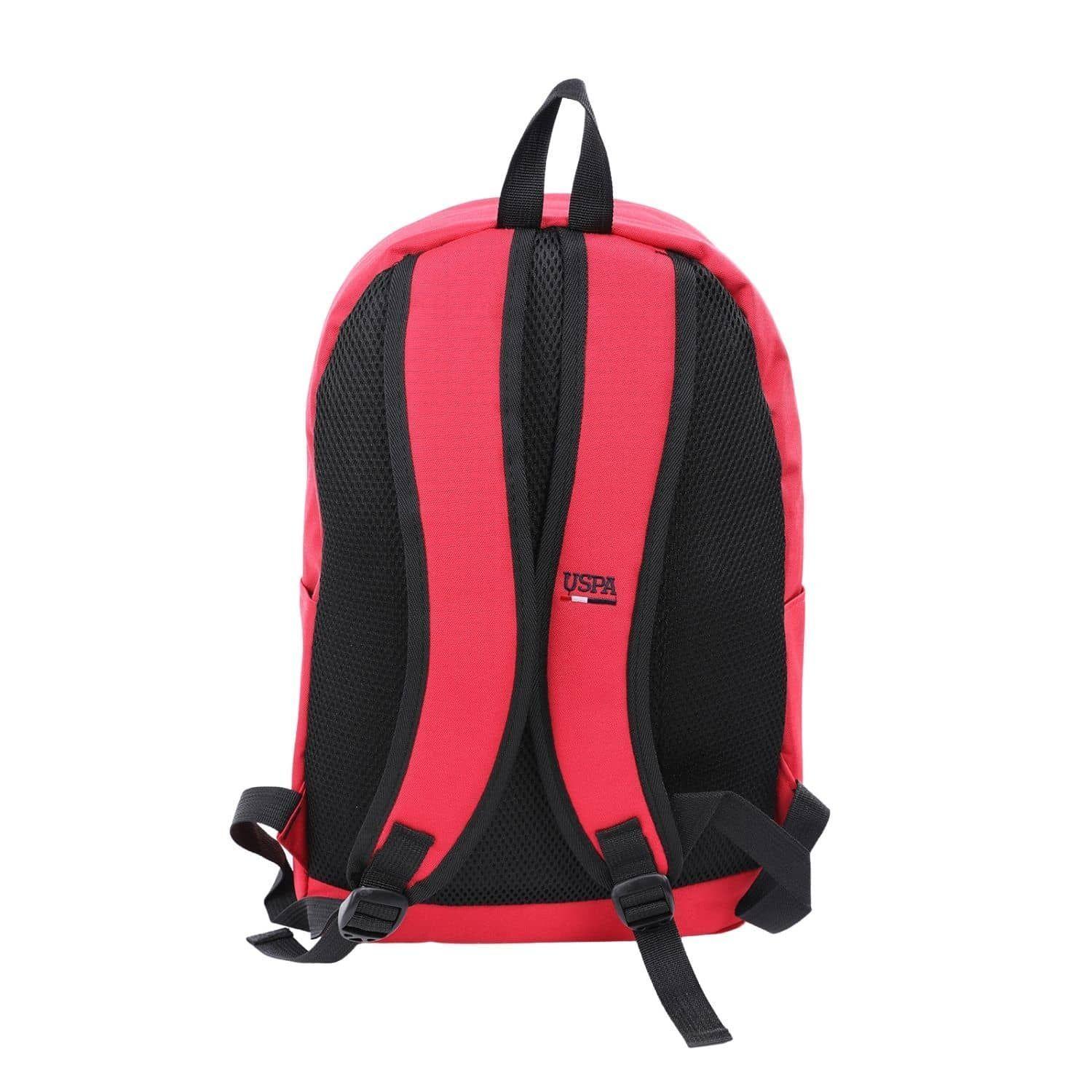 Mochila Roja US Polo Assn Clasica Porta Laptop-2