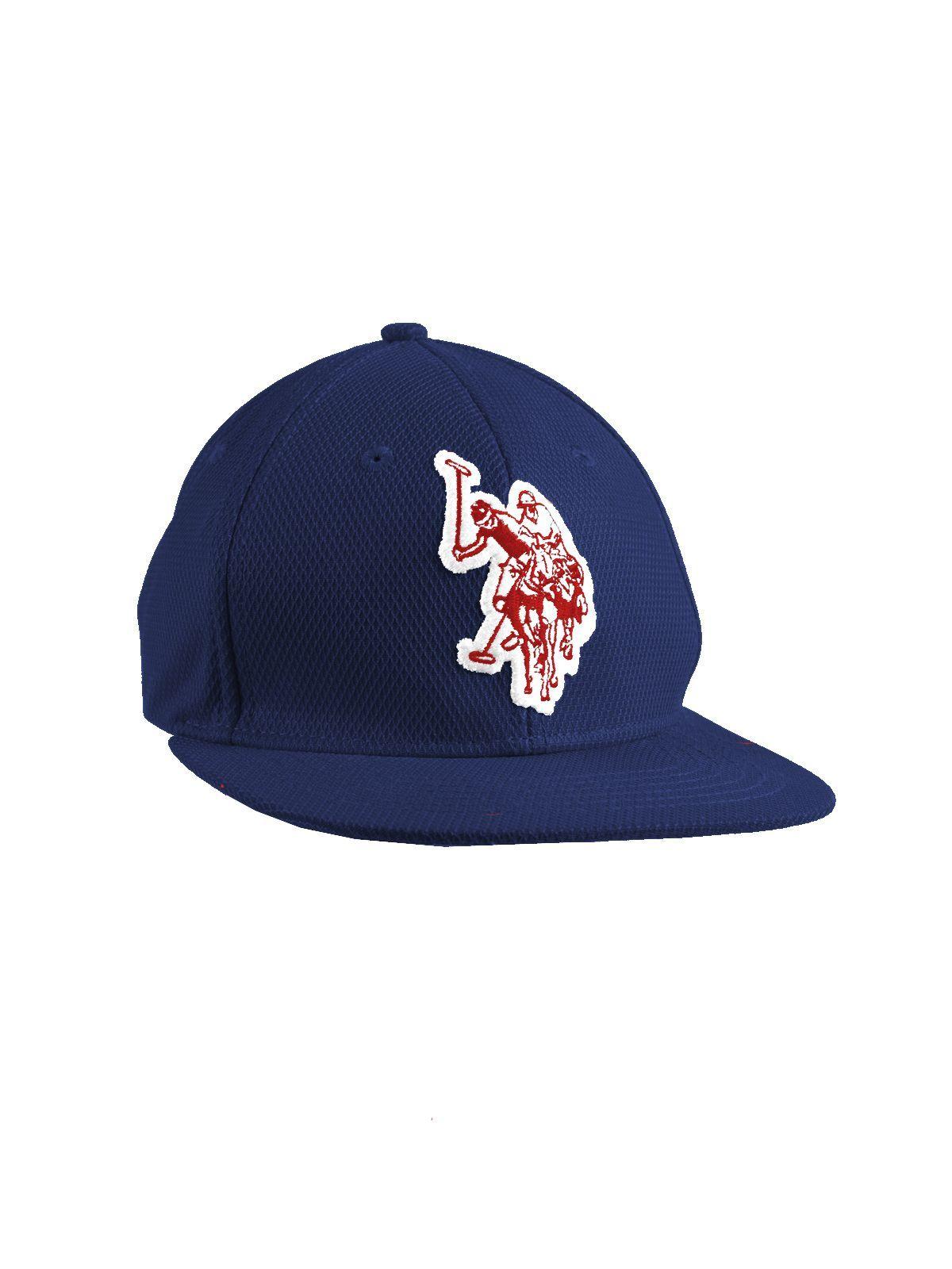 Jockey Azul US Polo Assn con Vicera Plana y Logo - Hombre-0