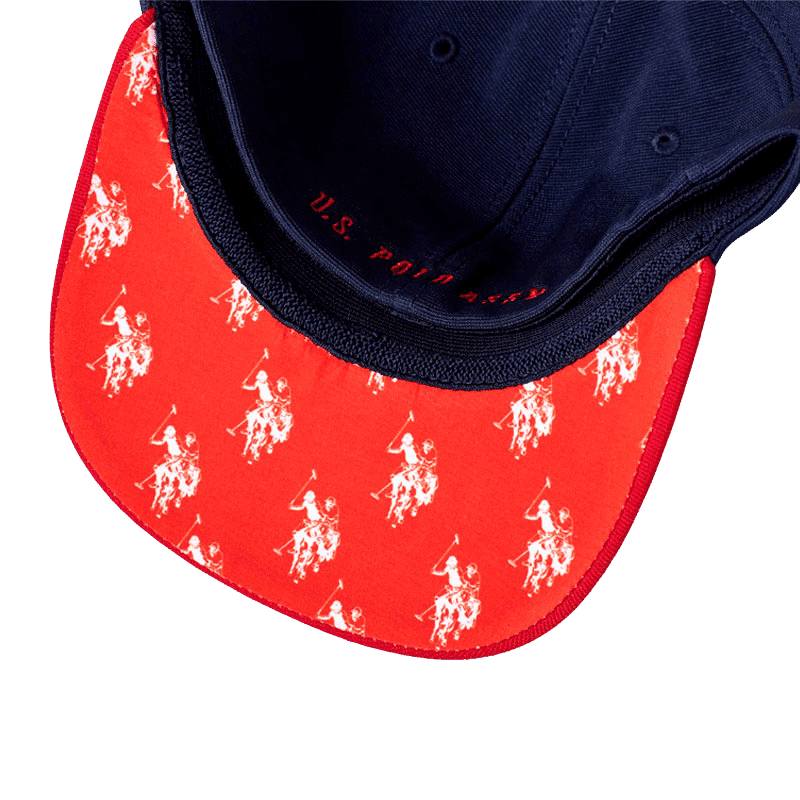 Jockey Azul US Polo Assn con Vicera Plana - Hombre-2