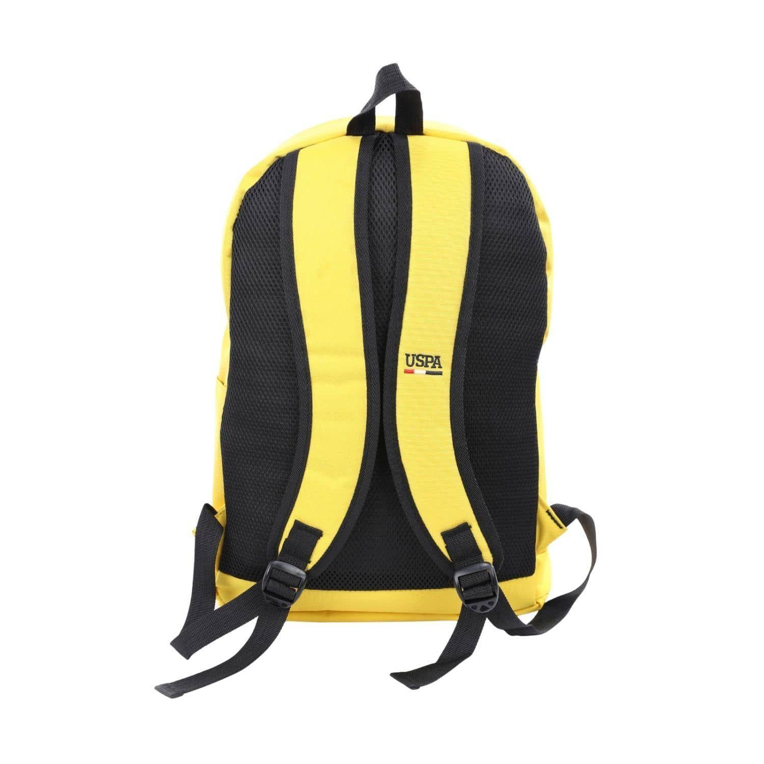 Mochila Amarilla US Polo Assn Clasica Porta Laptop-2