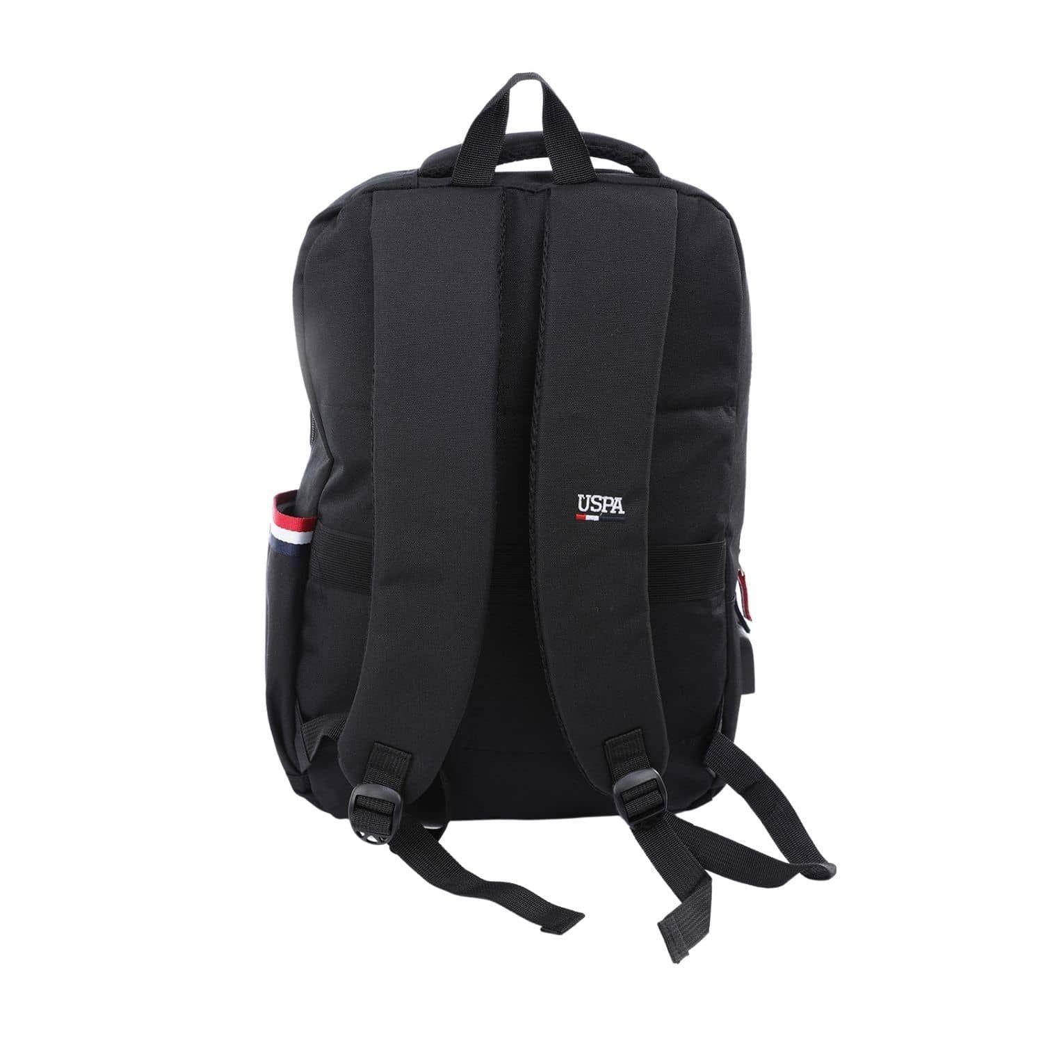 Mochila Negra US Polo Assn Multifuncional Logo Blanco -2