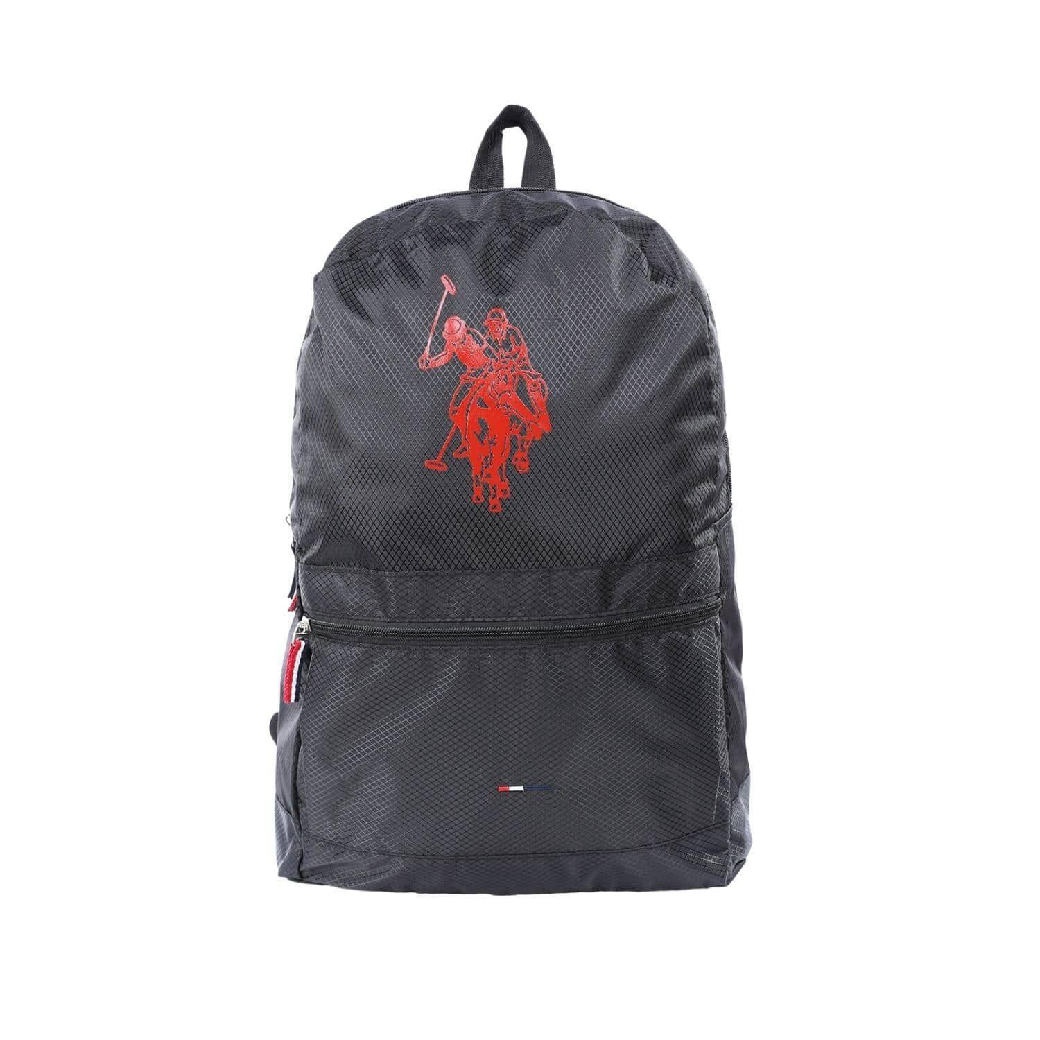 Mochila Negra US Polo Assn Ultraliviana -0