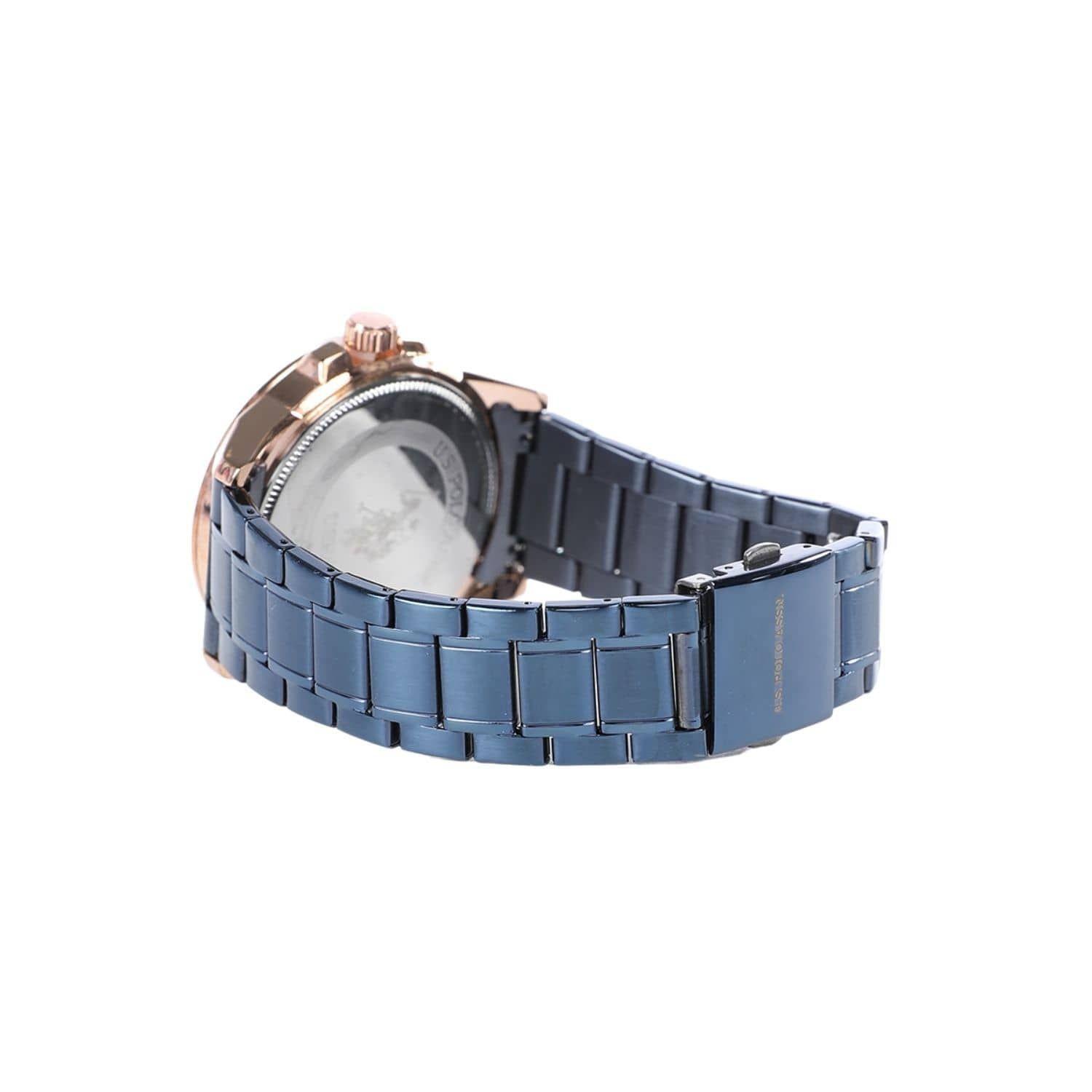 Reloj Analogo US Polo Assn Azul con Dorado - Hombre-1