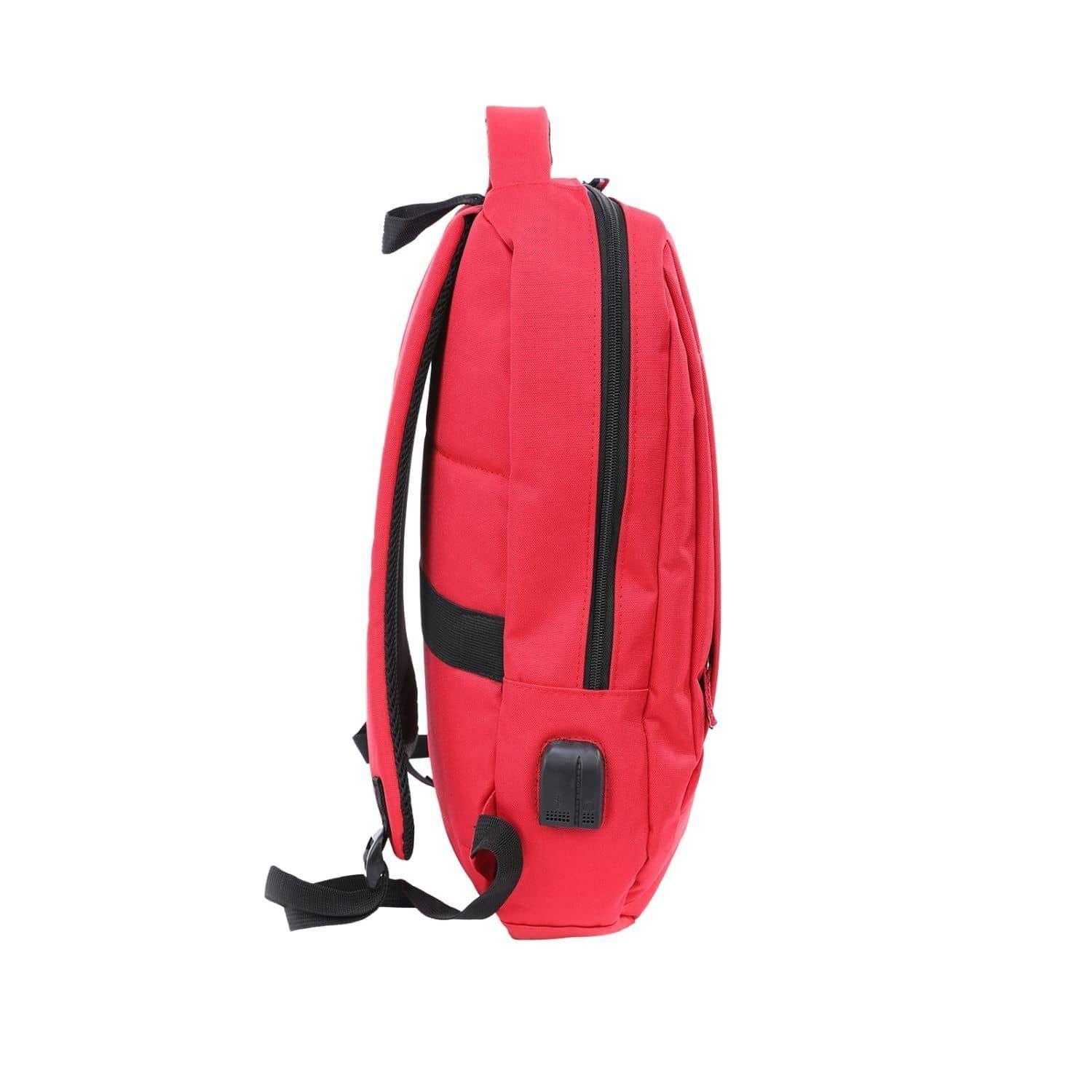 Mochila Roja US Polo Assn Porta Laptop Multifuncional-1
