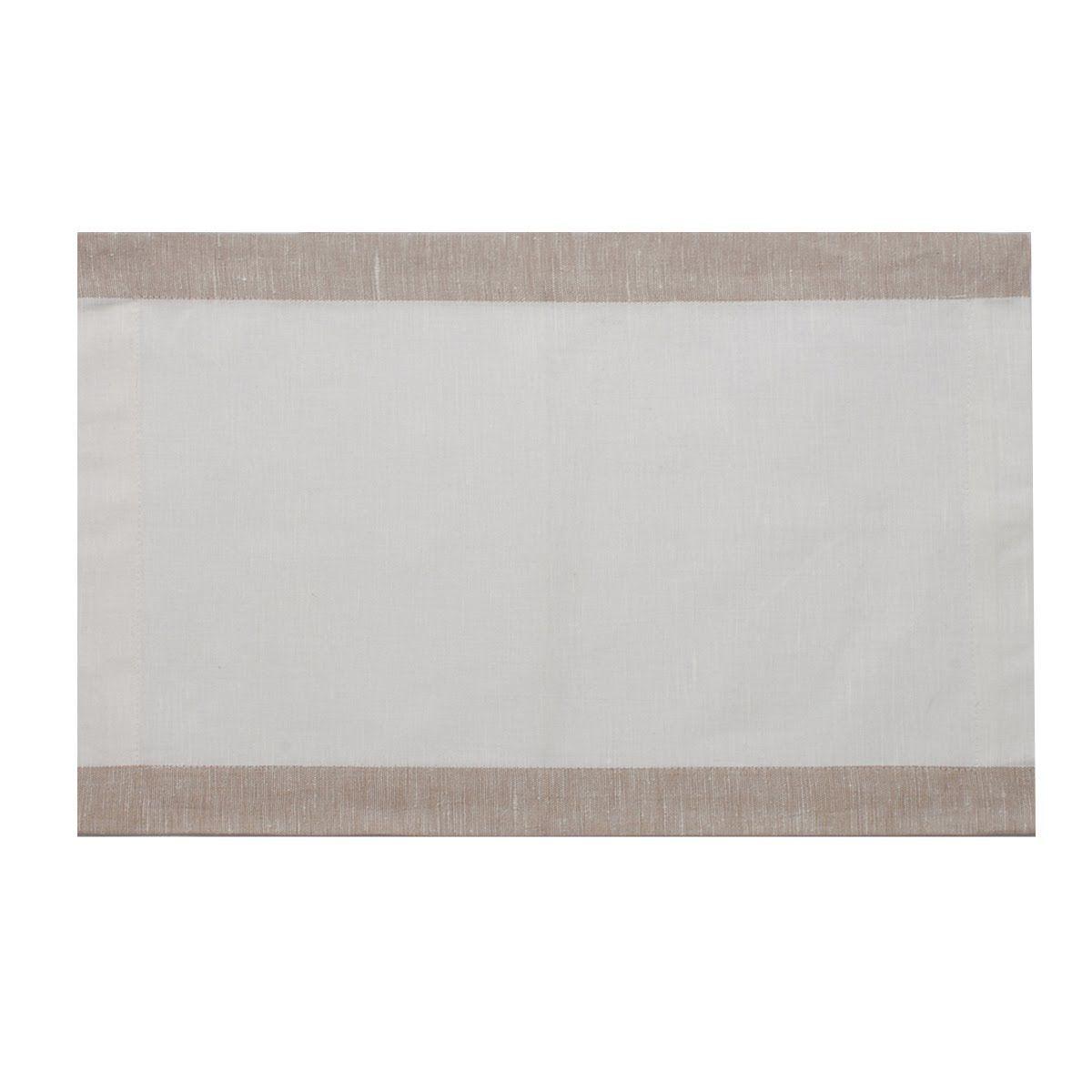 Set 4 Individuales 28X45 Cm De Lino "Hogar"-1