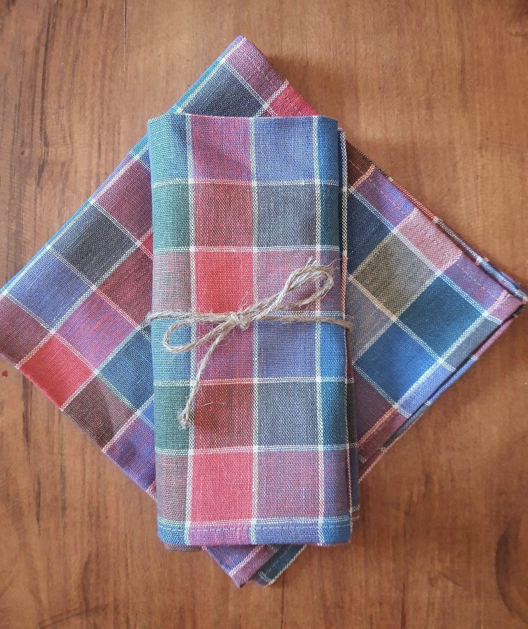 Set 4 Individuales 45x45 cm de Lino "Viva Italia"-1