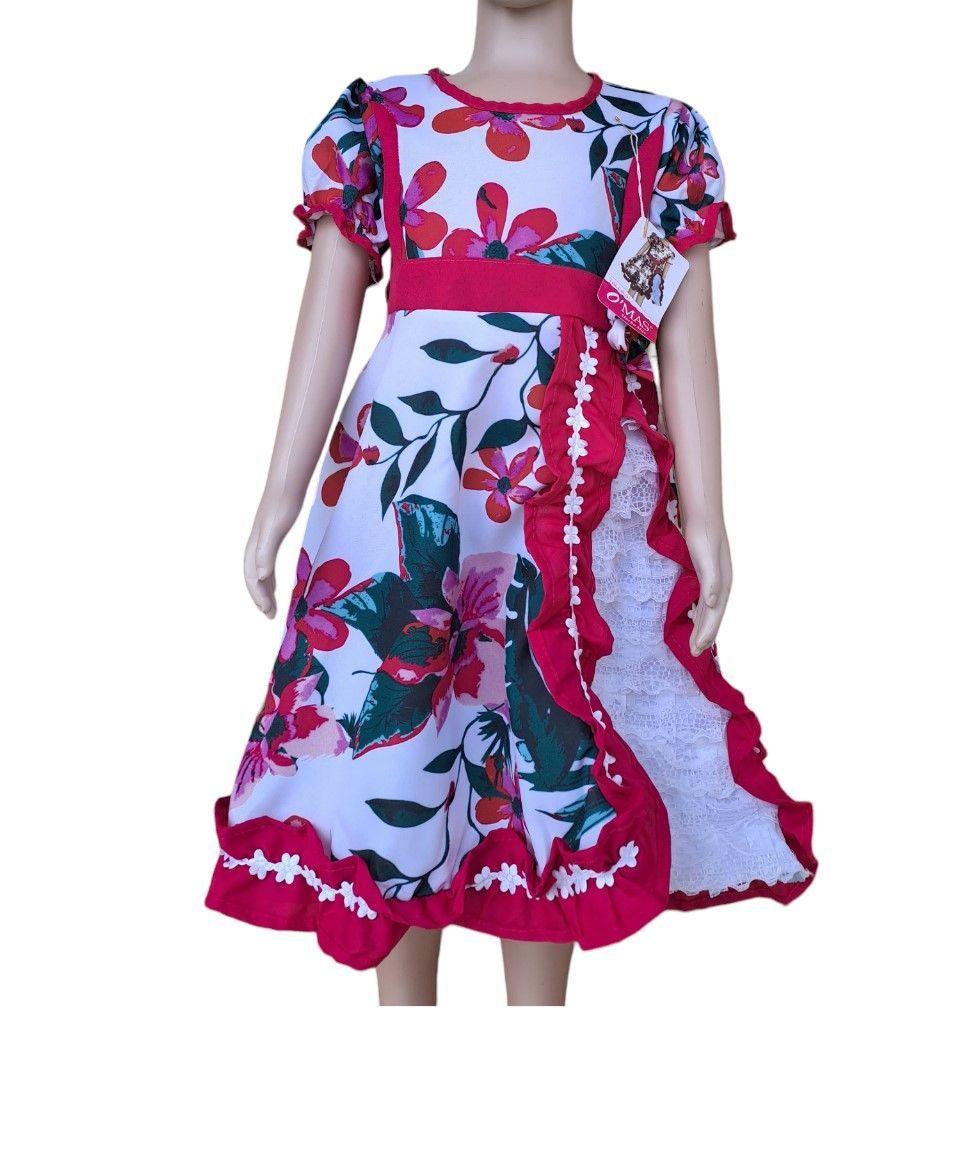 Vestido Cueca Chinita Fucsia-0