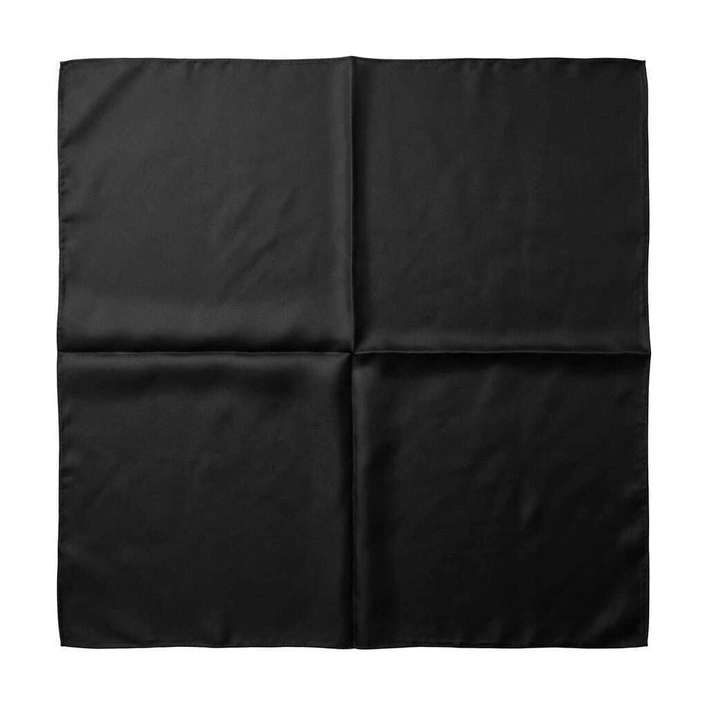 Pa uelo Seda Negro 70X70-3