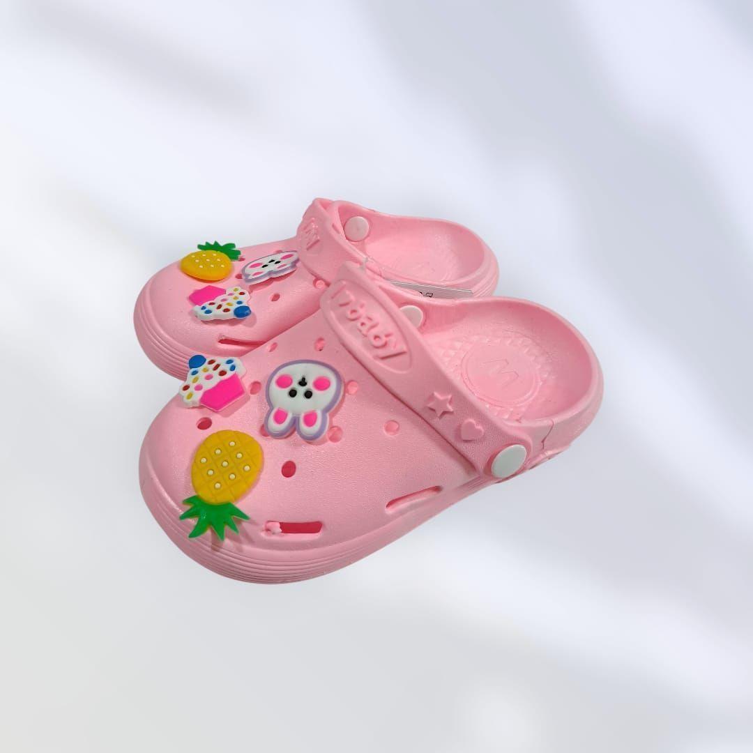 Sandalia Zueco Ni a 20 al 29 Frutas Rosado-0