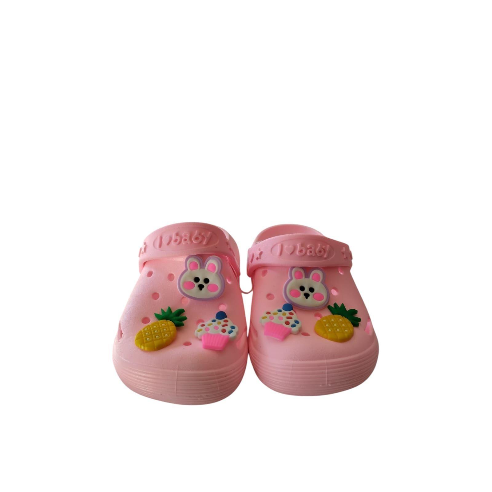 Sandalia Zueco Ni a 20 al 29 Frutas Rosado-1