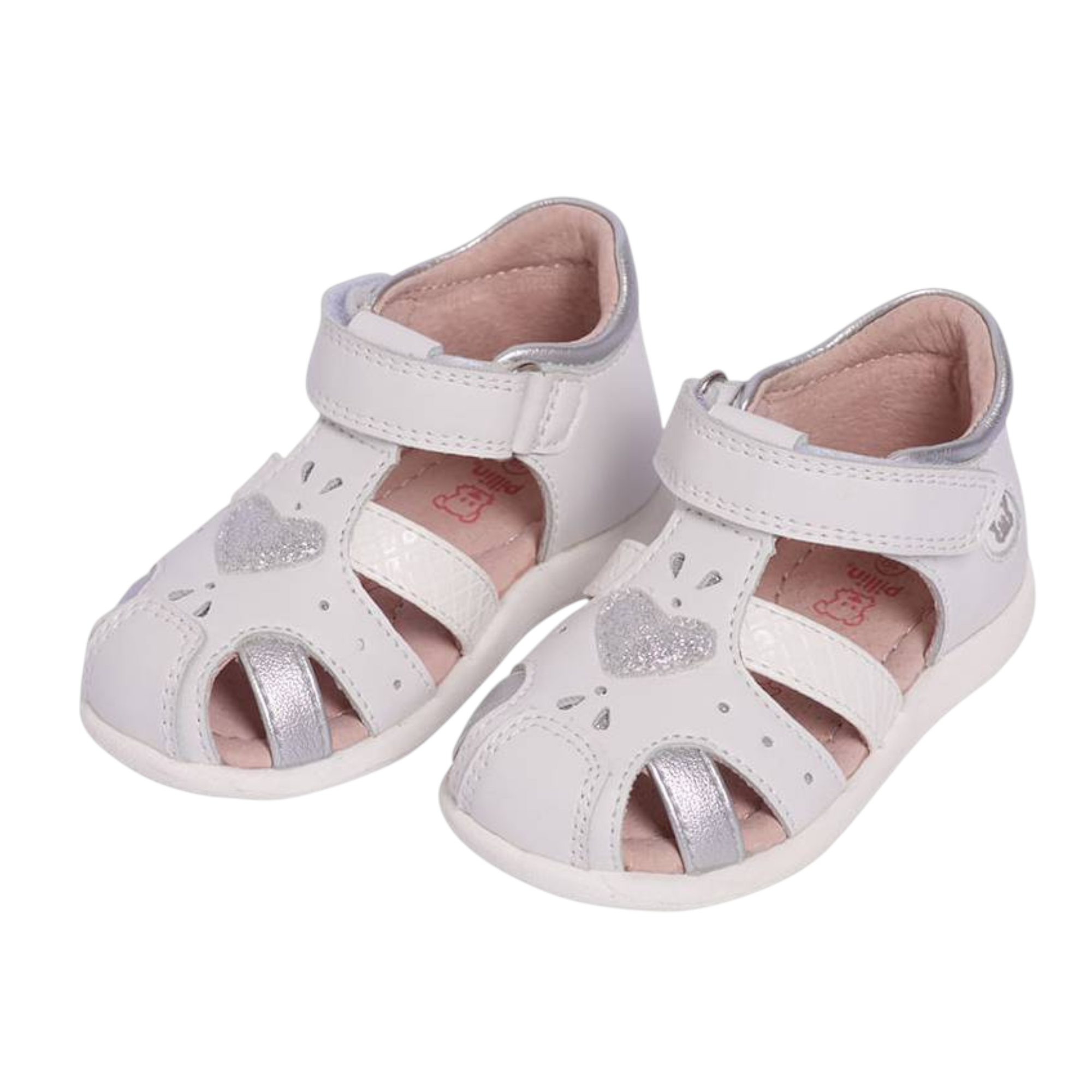 Sandalia Niña Blanco Pillin Talla 23 al 26-0