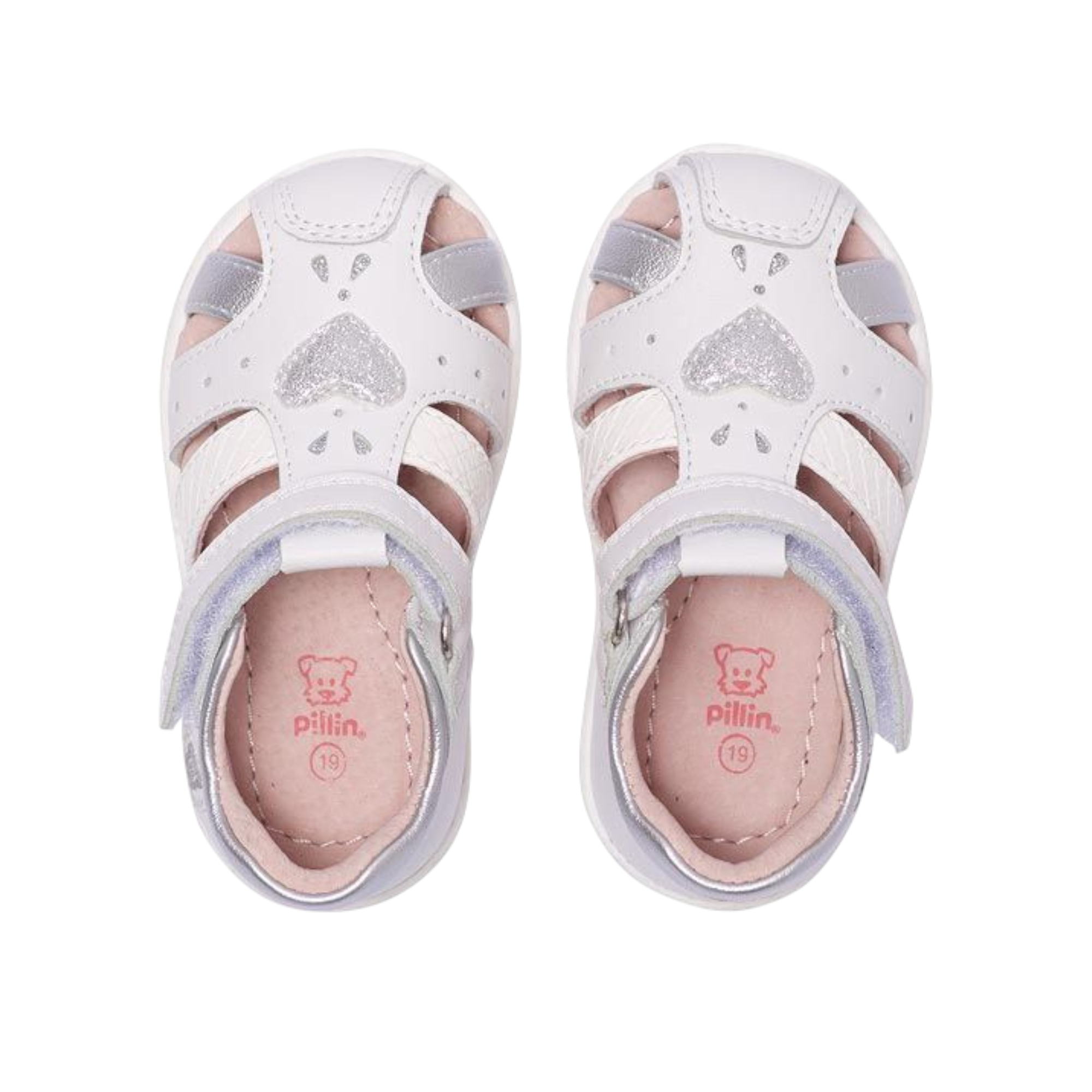 Sandalia Niña Blanco Pillin Talla 23 al 26-1