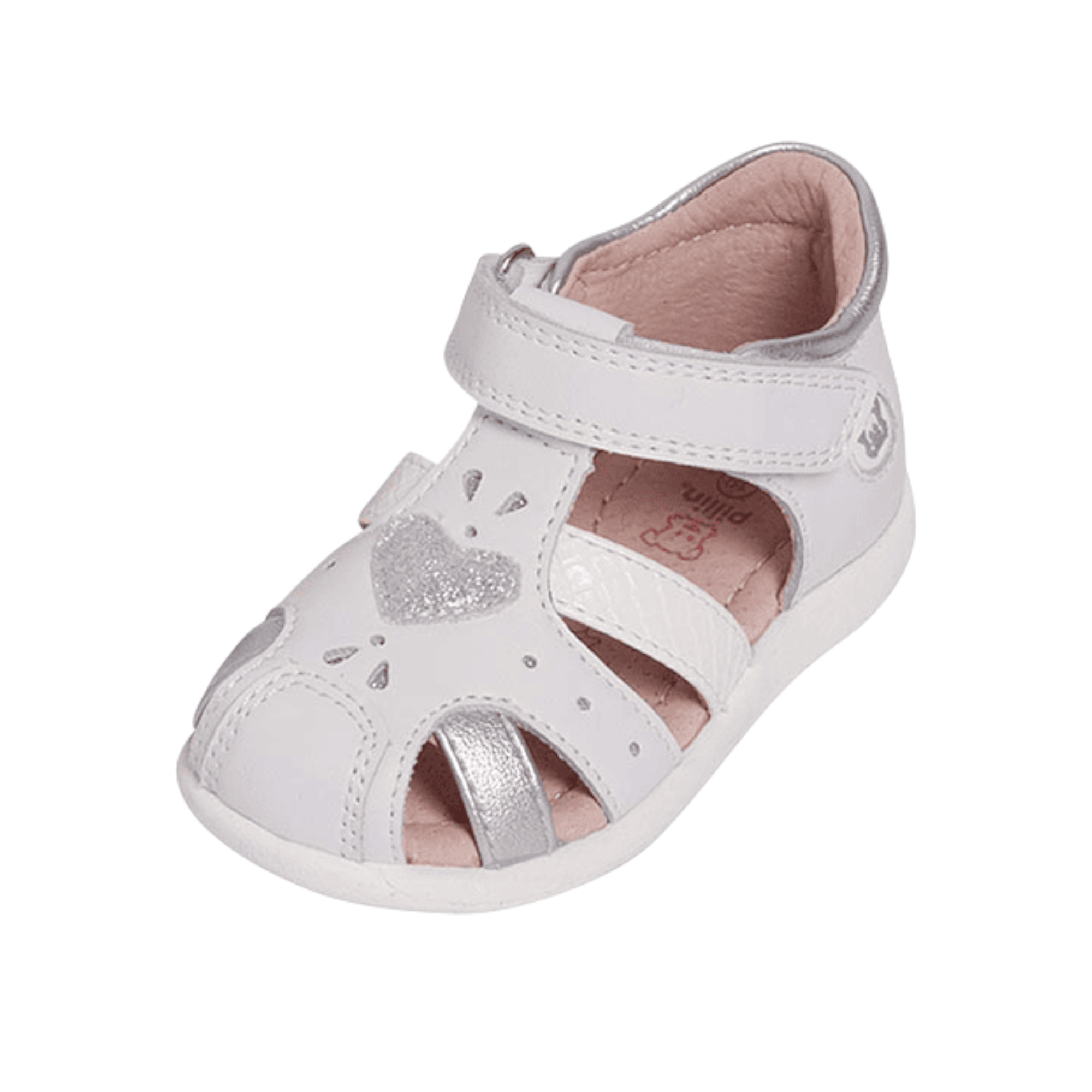 Sandalia Niña Blanco Pillin Talla 23 al 26-2