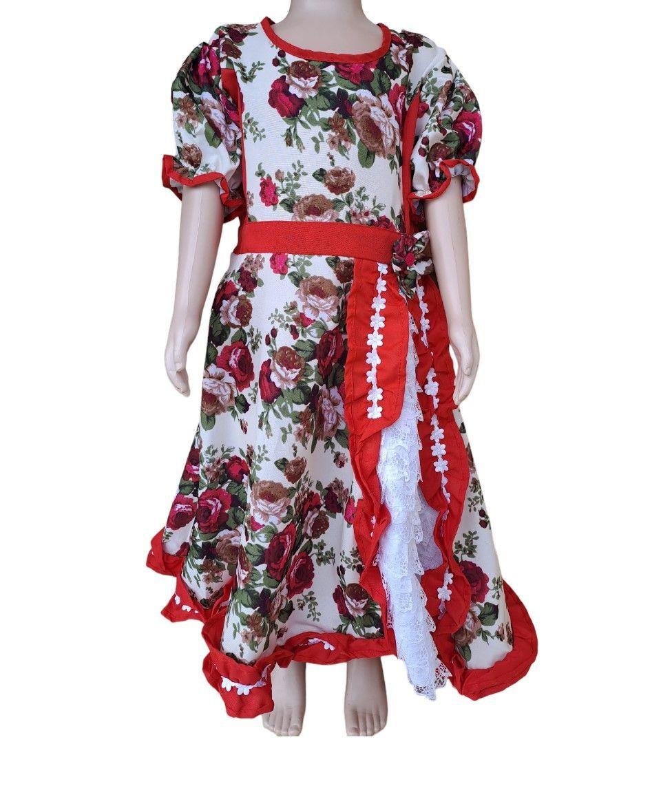 Vestido Chinita Huasita Niña Talla 6 y 10-2