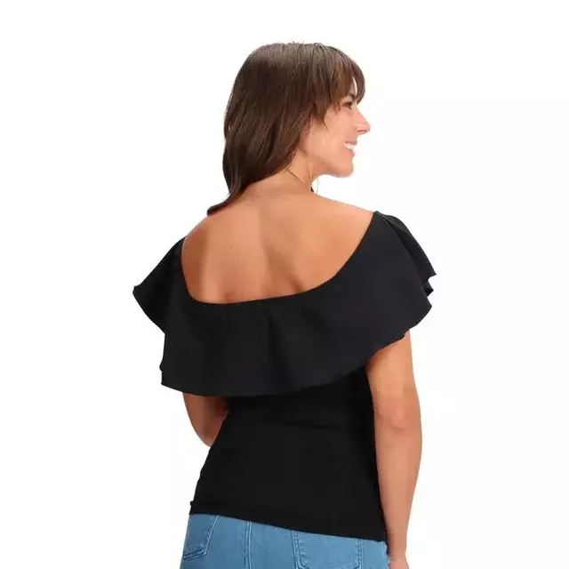 Polera TU El sticada Vuelos Mujer Caffarena-2