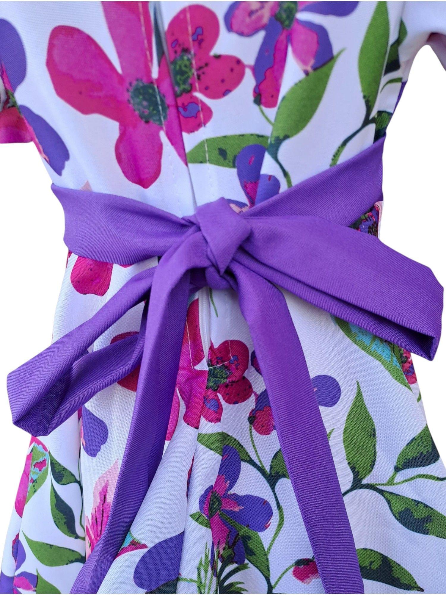 Vestido Cueca Chinita Lila 2 a 12 años-2