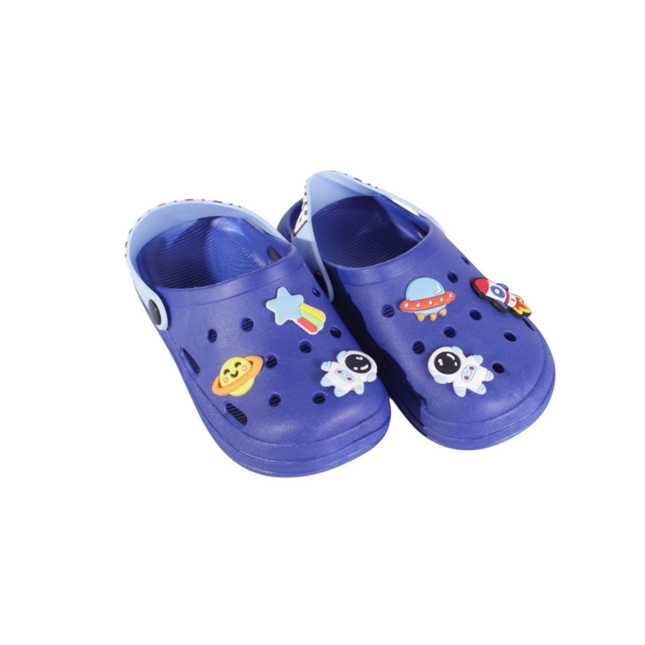 Sandalia Goma Zueco Ni o 18 al 29 Universo Azul-0