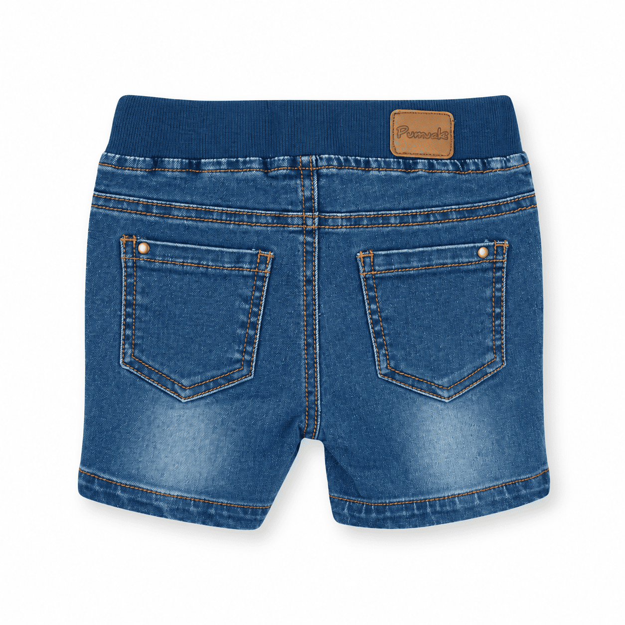 Short Mezclilla 3m a 18m Beb Ni o Pamucki-3