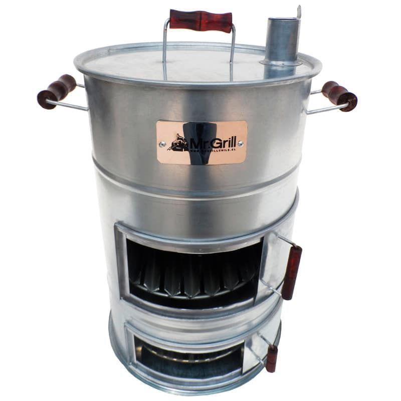 CILINDRO AHUMADOR MR. GRILL CHICO GALVANIZADO-0