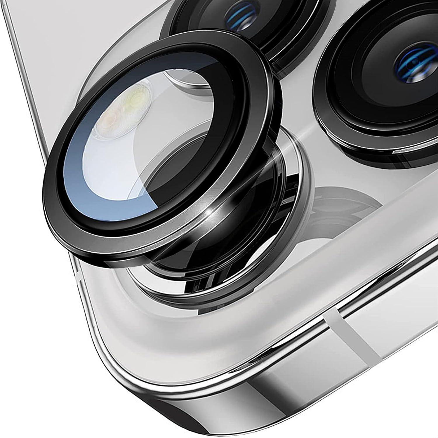 Protector Para Camara iPhone 15 Pro Max - Negro-2