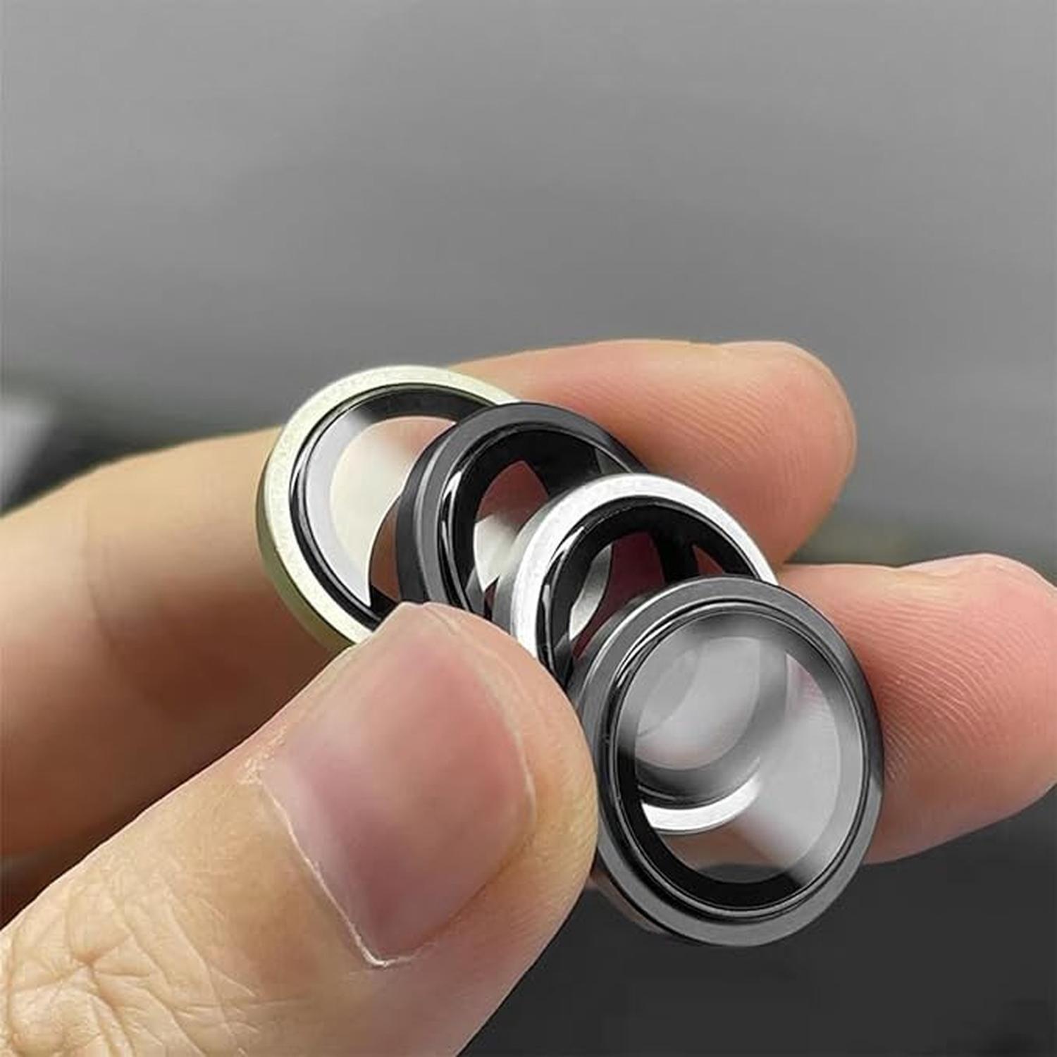 Protector Para Camara iPhone 15 Pro Max - Negro-3