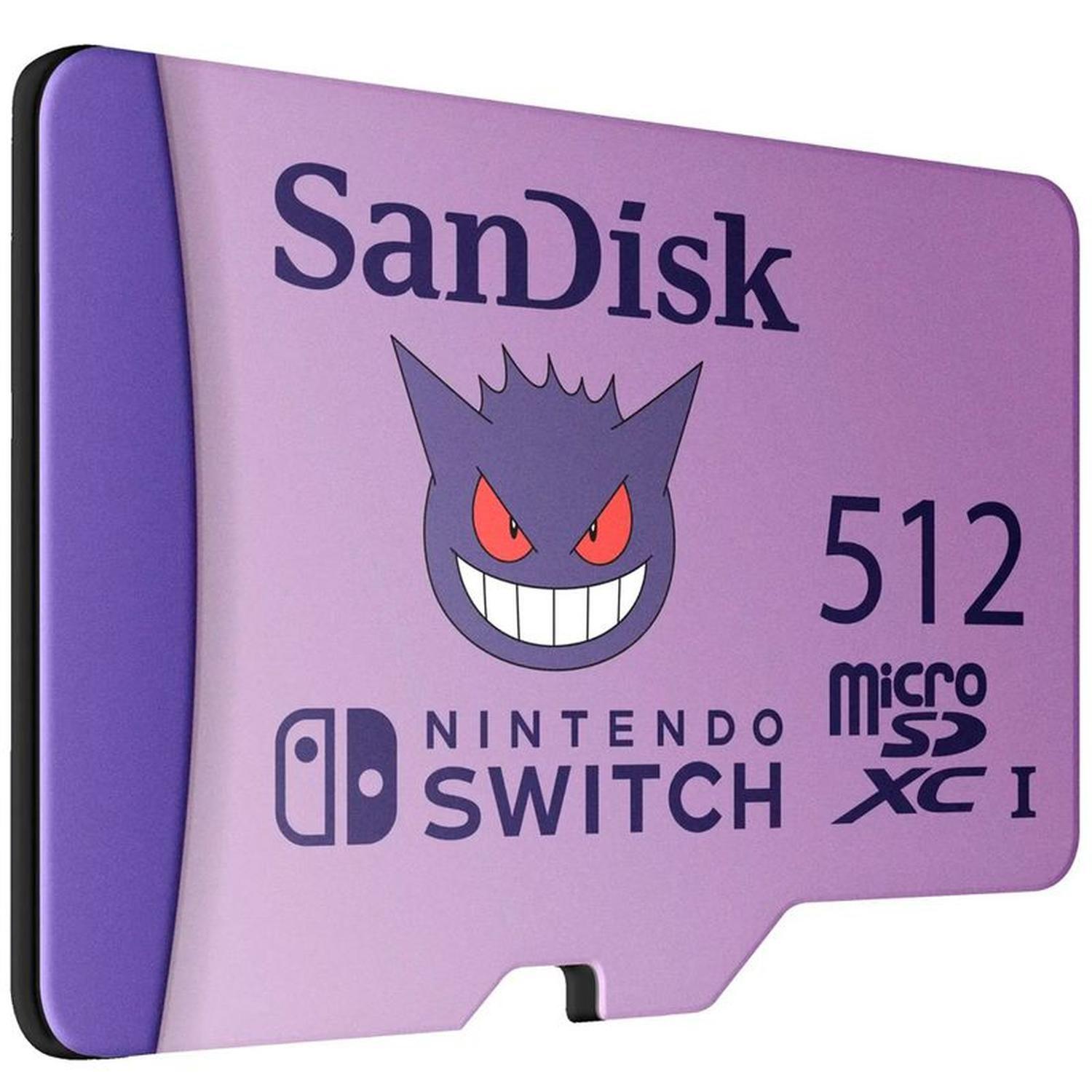 MicroSD SanDisk Pokémon 512GB Nintendo Switch-2